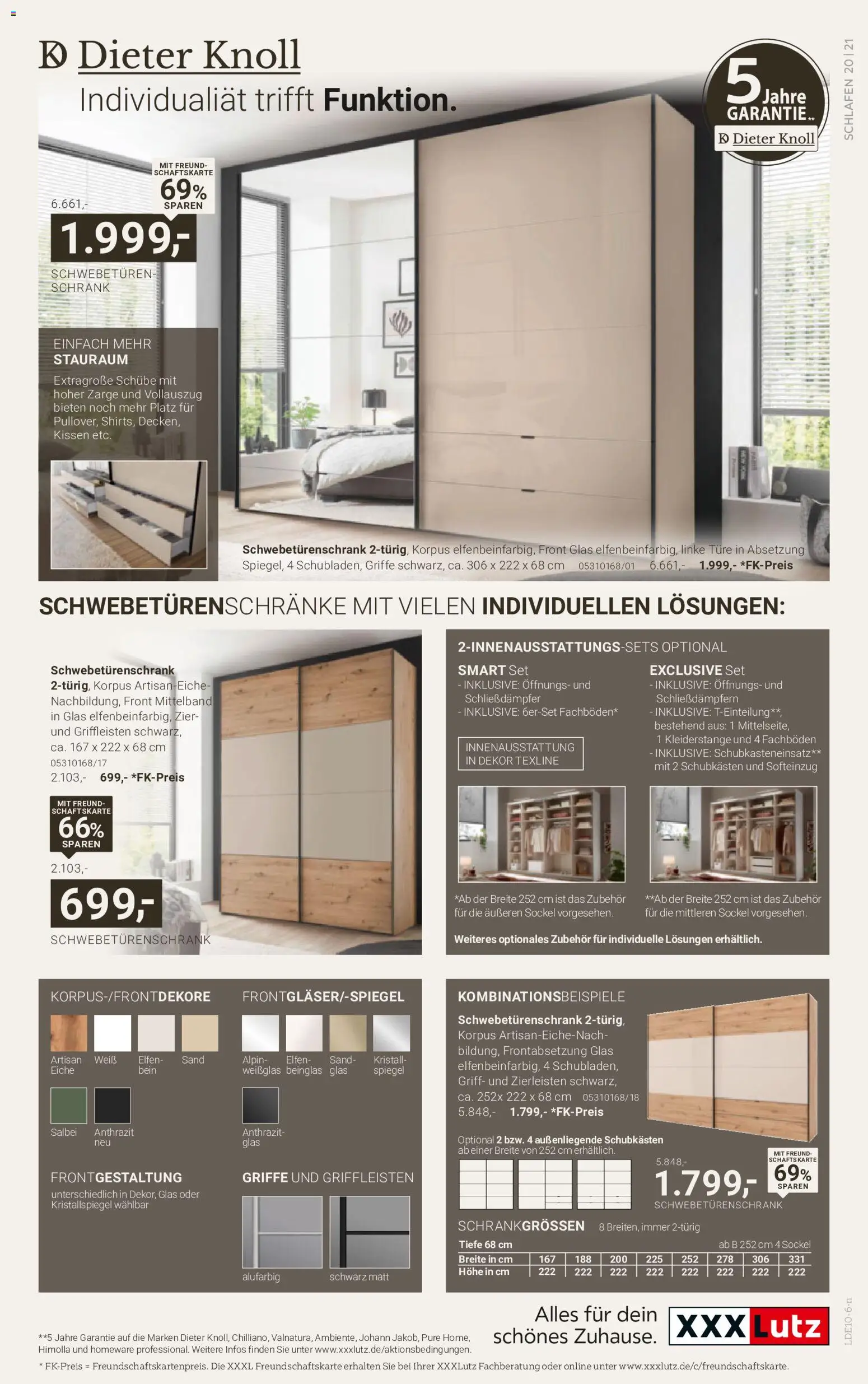 XXXLutz Dieter Knoll Spezial – gültig ab 17.10.2026 | Seite: 21 | Produkte: Kleiderschrank, Drehtürenschrank, Schrank