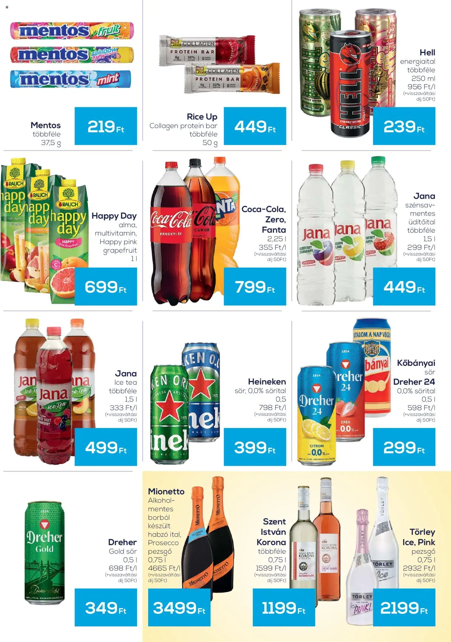 G'Roby akciós ujság - amely érvényes a következő dátumtól: 2026.08.06. | Oldal: 3 | Termékek: Pezsgő, Coca Cola, Tea, Eper