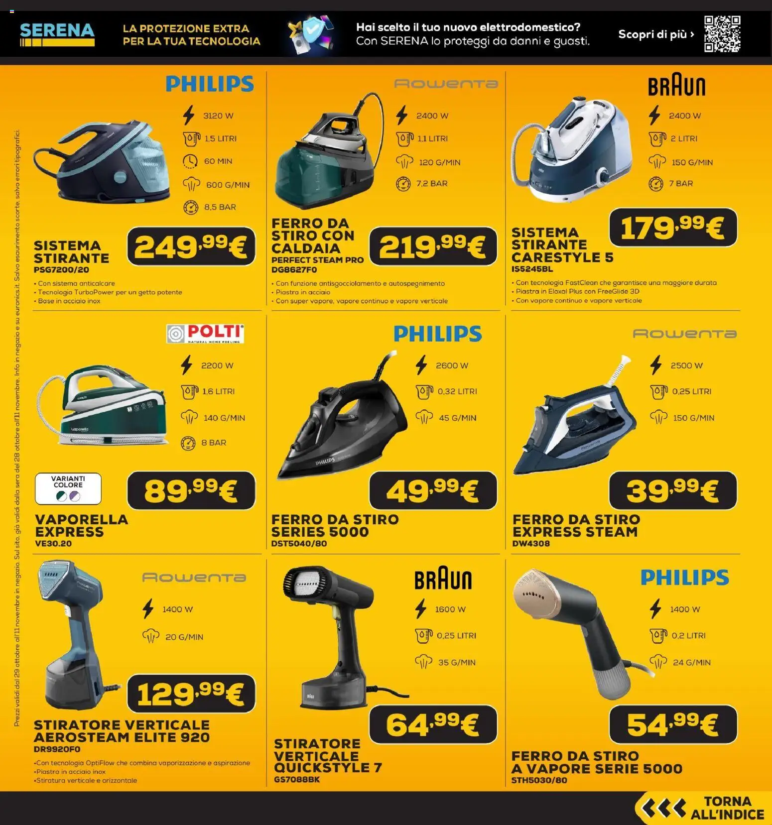 Volantino Euronics del 29/10/2026 | Pagina: 58