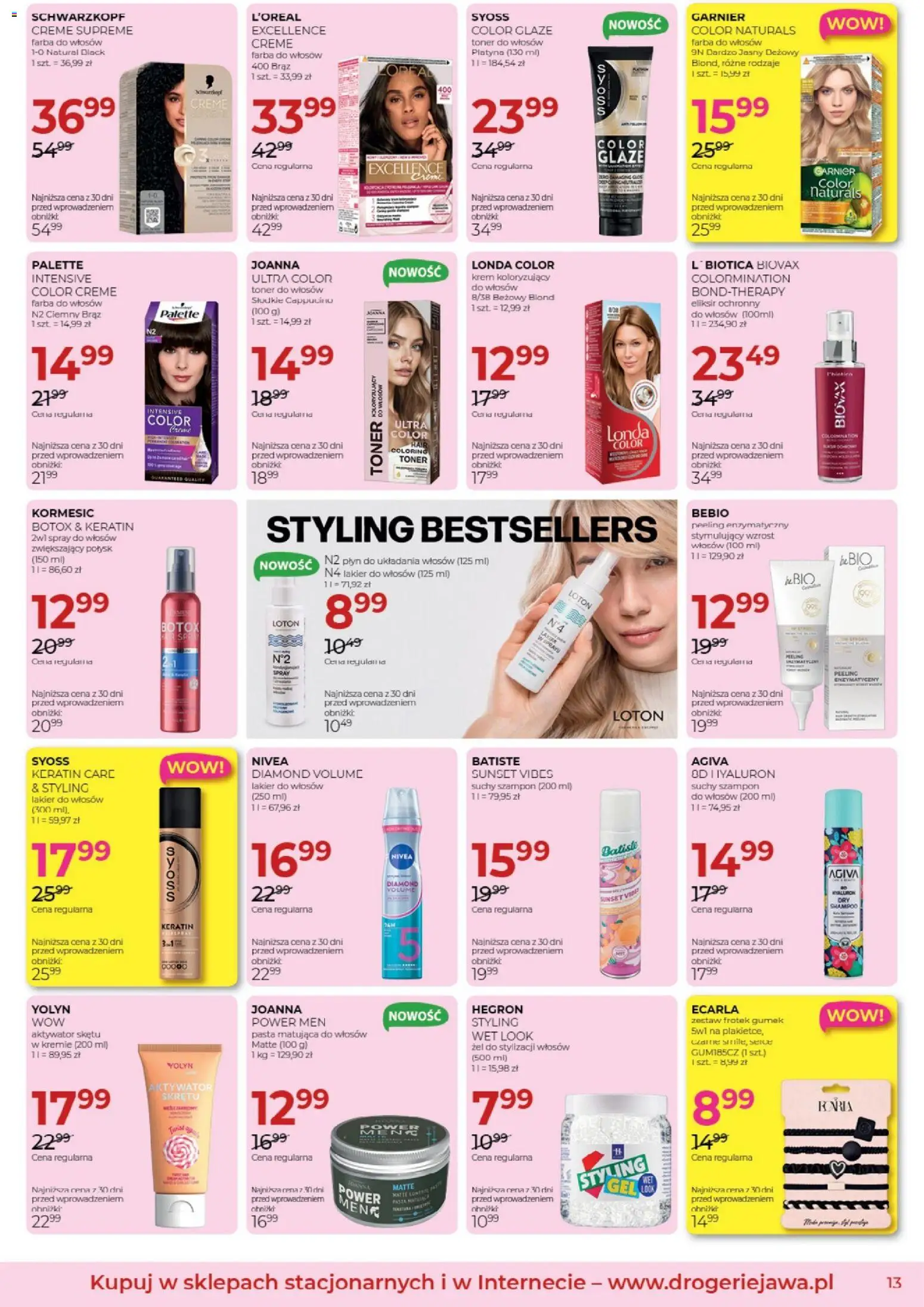 Jawa gazetka od 03.09.2026 | Strona: 13 | Produkty: Szampon do włosów, Szampon, Peeling, Suchy szampon