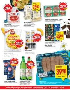 SALTA JORDNÖTTER, Two bags of OLW salted peanuts, 165g each. - Förhandsvisning av reklamblad från butik Willys aktuell från 01.06.2026 | Sida: 3 | Produkter: Jord, Energidryck, Grädde, Vispgrädde