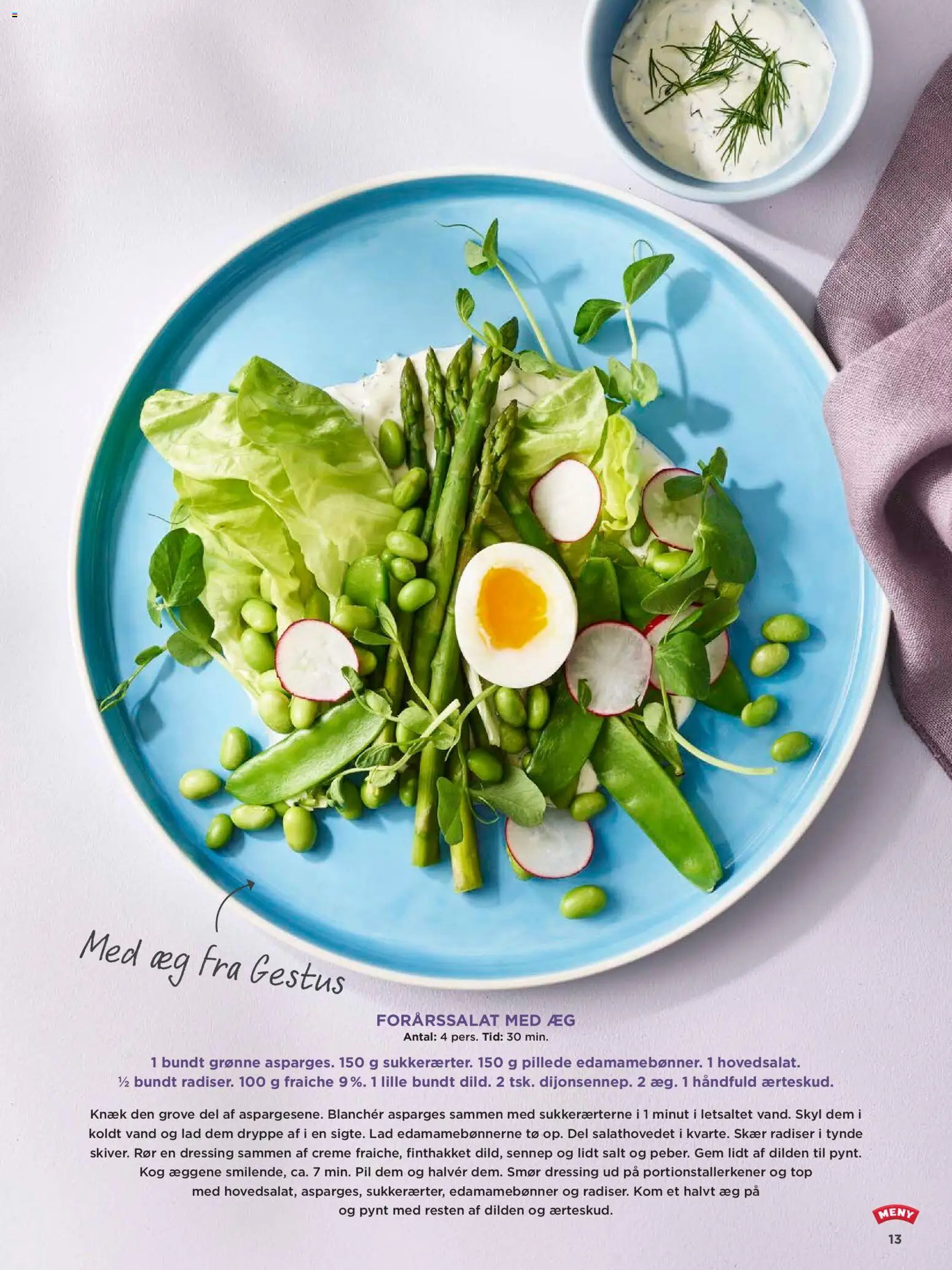 Meny tilbudsavis – gyldig fra 20.03.2026 | Side: 13 | Produkter: Æg, Dressing, Salt, Sennep