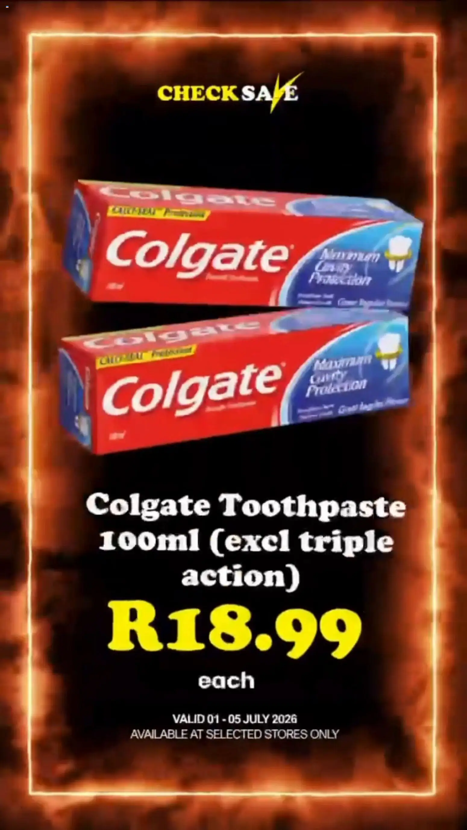 New Check Save catalogue – valid from 01/07/2026 | Page: 10 | Products: Toothpaste