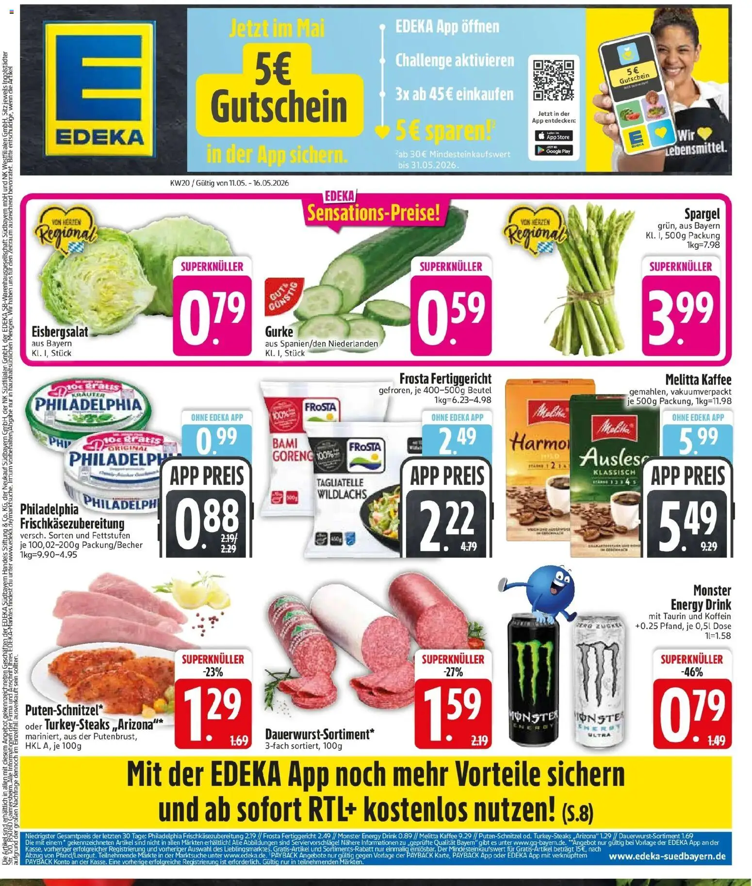 Edeka prospekt Wartenberg	 – gültig ab 10.05.2026 | Seite: 3 | Produkte: Melitta, Melitta kaffee, Philadelphia, Spargel