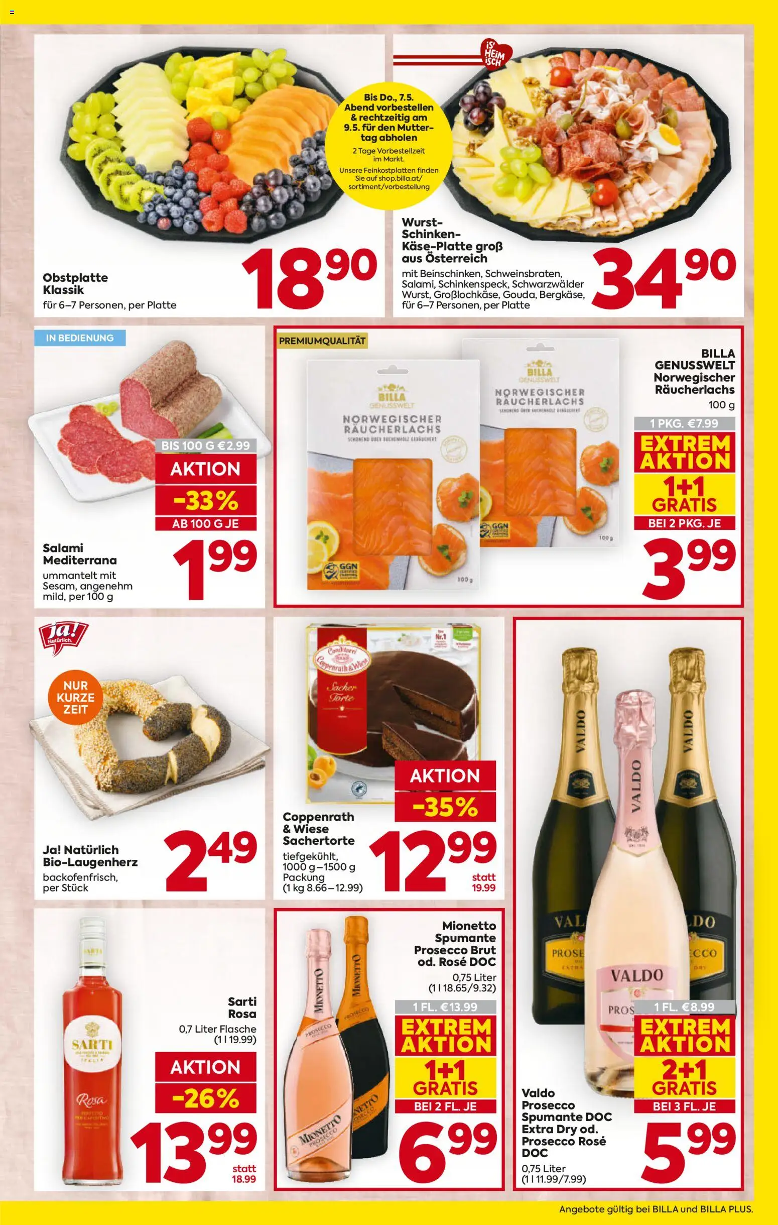 Billa Flugblatt - Salzburg gültig ab 07.05.2026 | Seite: 5 | Produkte: Wurst, Salami, Schinken