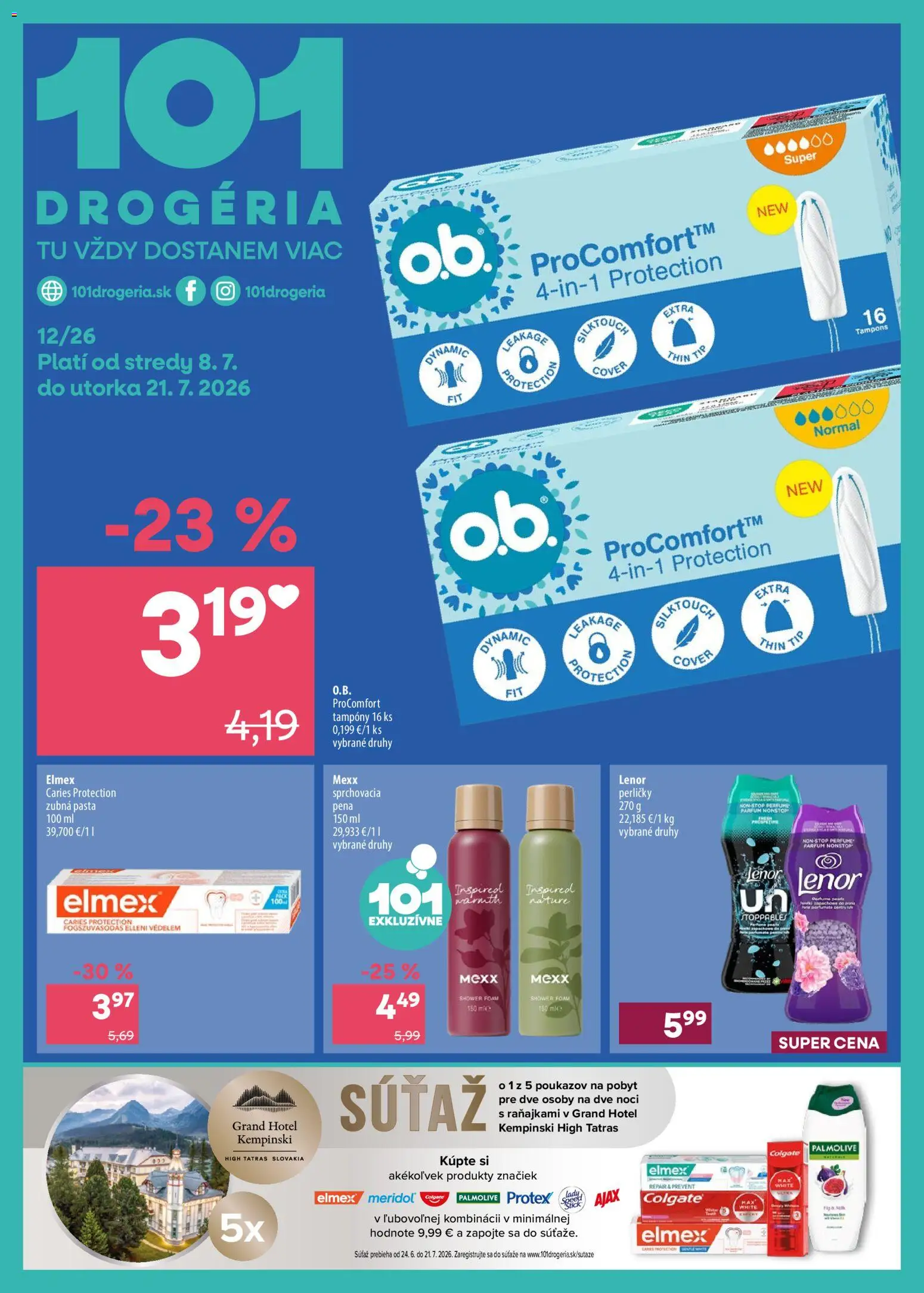 101 drogerie leták od 08.07.2026 » aktuálna zľava catalogue cover