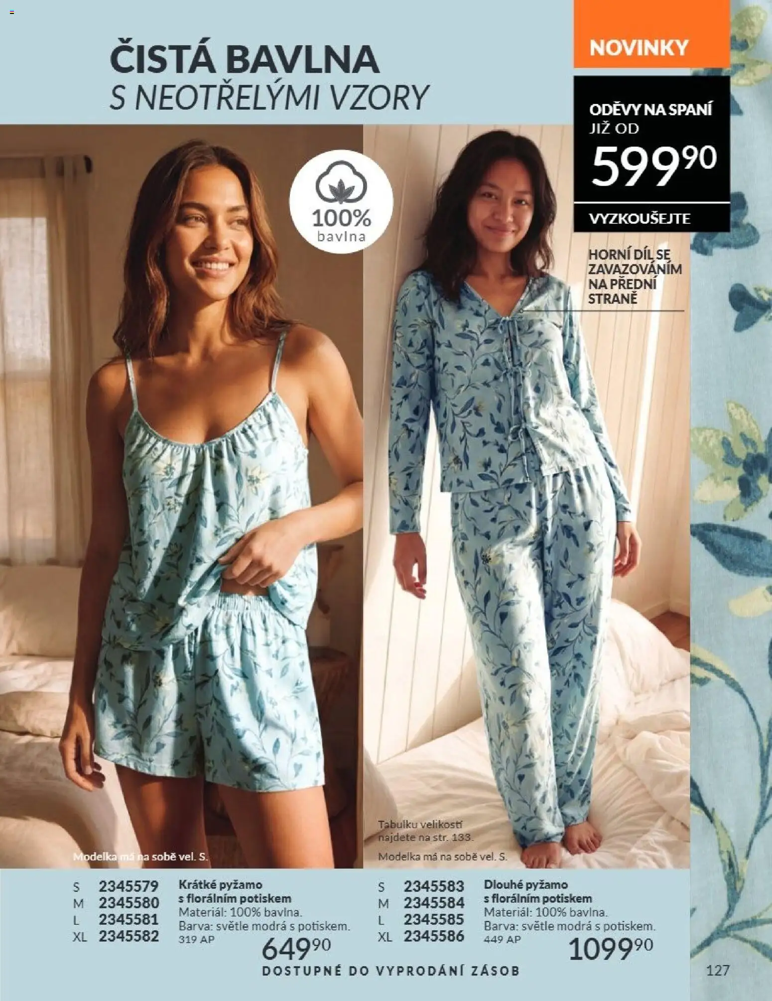 Avon Katalog 08/2026 od 01.08.2026 | Strana: 127 | Produkty: Pyžamo