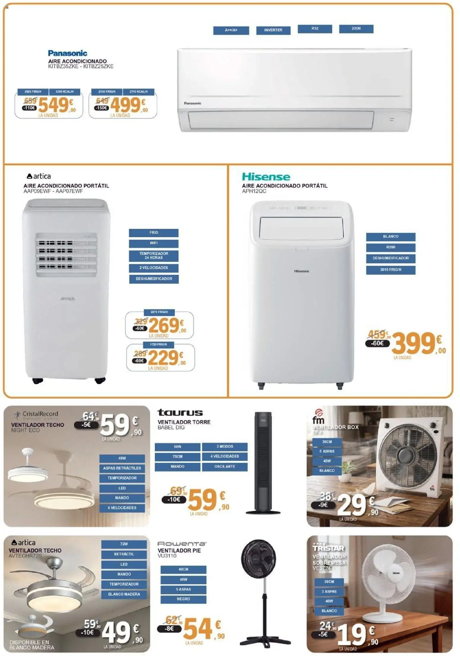 E.Leclerc folleto │ válido desde el 01.05.2026 | Página: 7 | Productos: Aire acondicionado, Ventilador