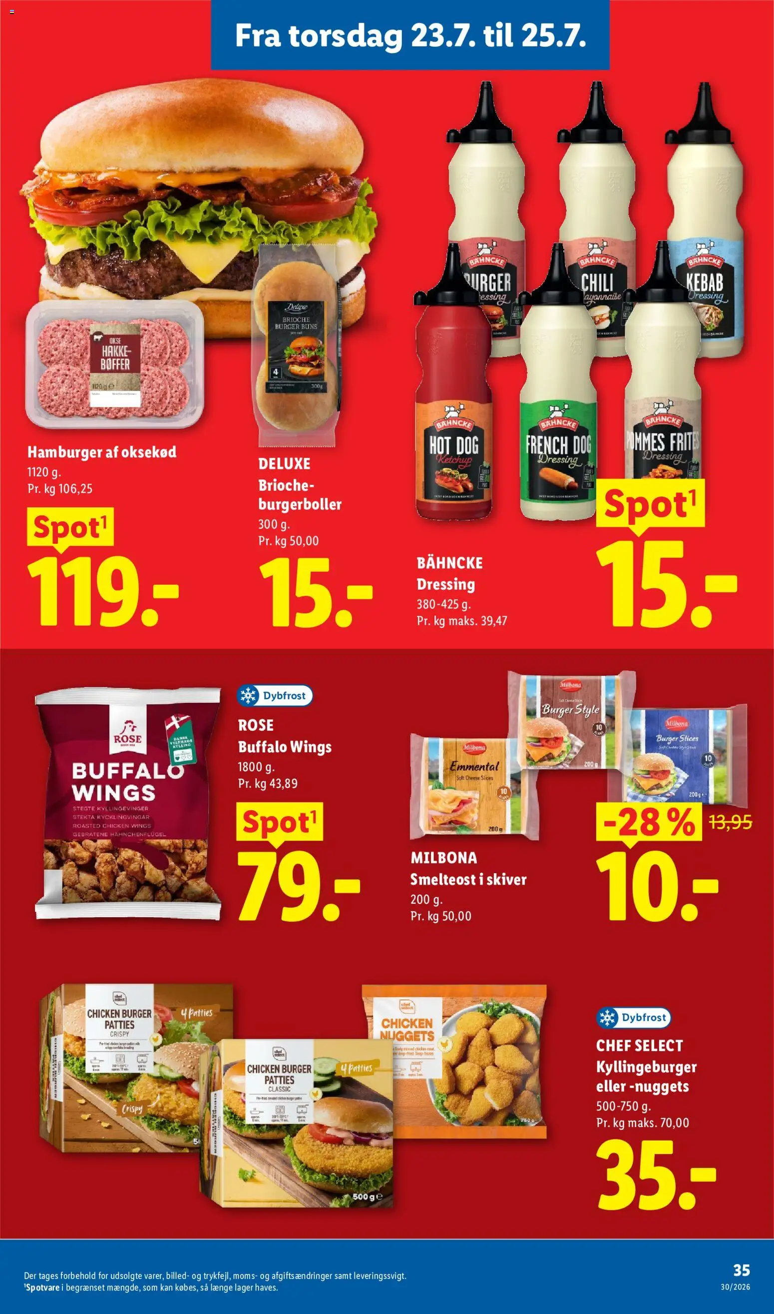 Lidl tilbudsavis – gyldig fra 19/07/2026 | Side: 3 | Produkter: Koteletter, Kalkun, Schnitzler, Søm