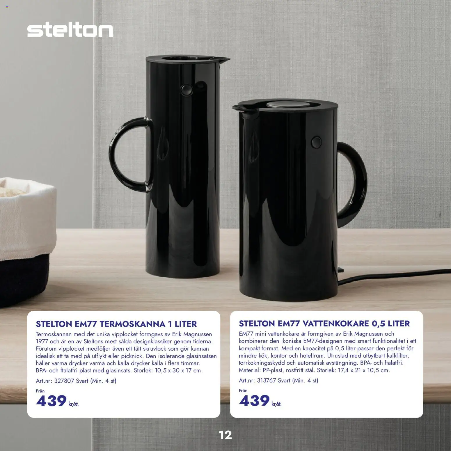 Lyreco reklamblad aktuell från 19/08/2026 | Sida: 12 | Produkter: Vattenkokare, Drycker
