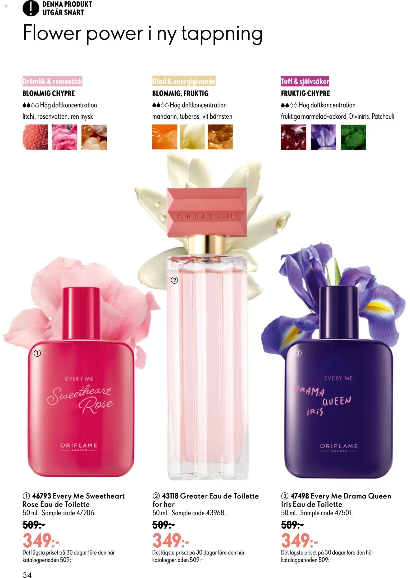 Oriflame reklamblad aktuell från 16/09/2026 | Sida: 34 | Produkter: Eau de toilette
