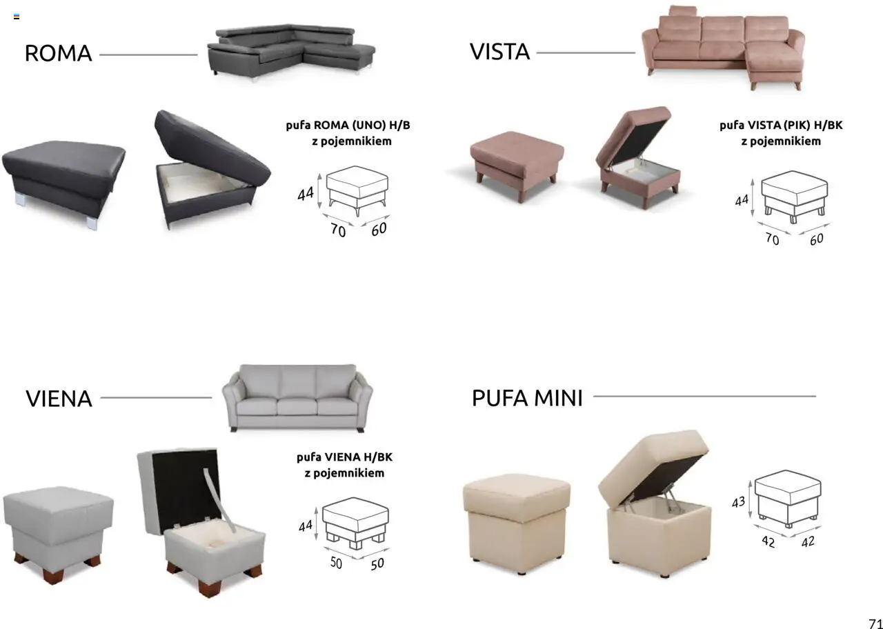 Black Red White Gazetka - Katalog mebli wypoczynkowych MAOS od 27.08.2024 | Strona: 71