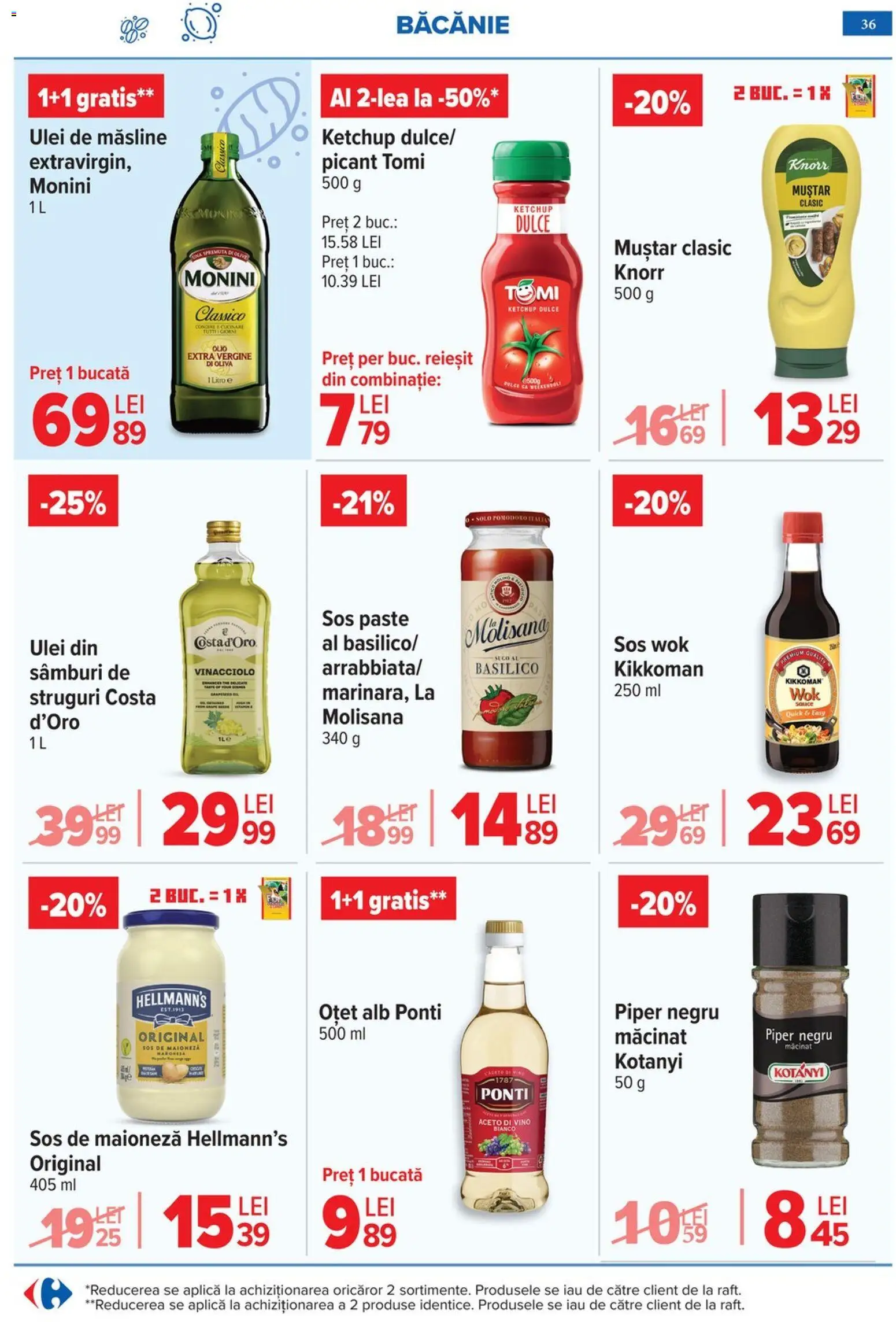 Noul catalog Carrefour – valabil de la 06.05.2026 | Pagină: 39 | Produse: Măsline, Ulei, Muștar, Ketchup