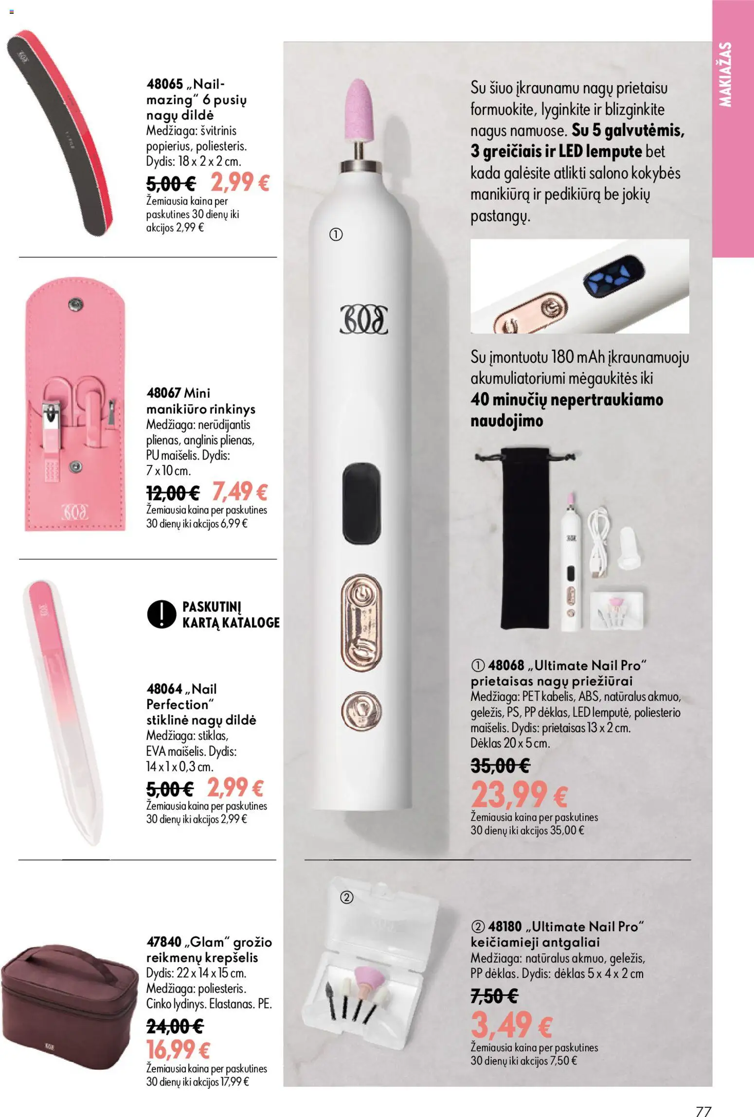 Oriflame akcijos nuo 2026.08.26 | Puslapis: 77 | Prekių: Makiažas, Dėklas, Krepšelis