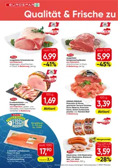 Eurospar Flugblatt ab 10.09.2026 gültig | Seite: 2 | Produkte: Chili, Salami, Schinken, Fisch