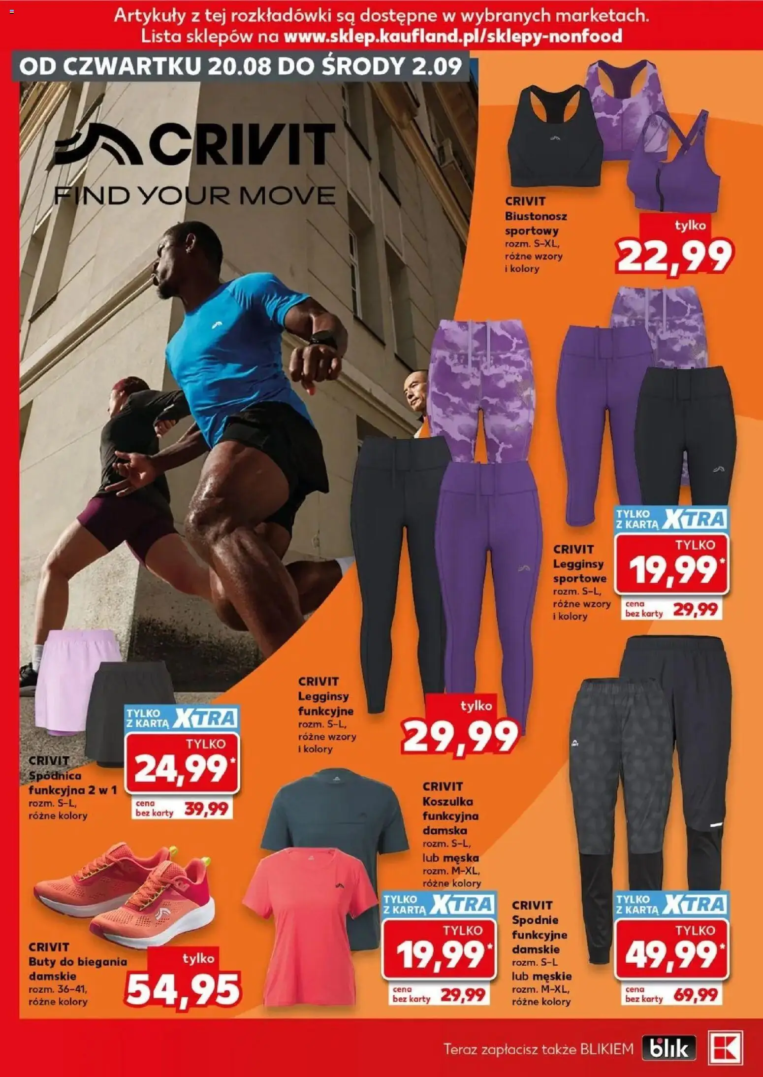 Kaufland gazetka - Złap Okazje od 20.08.2026 - od jutra PDF | Strona: 14 | Produkty: Spodnie, Biustonosz, Legginsy, Buty