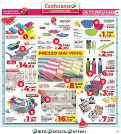 Anteprima del volantino Conforama volantino valido a partire dal 07.05.2026 | Pagina: 9 | Prodotti: Letto matrimoniale, Borsa, Letto, Bottiglia