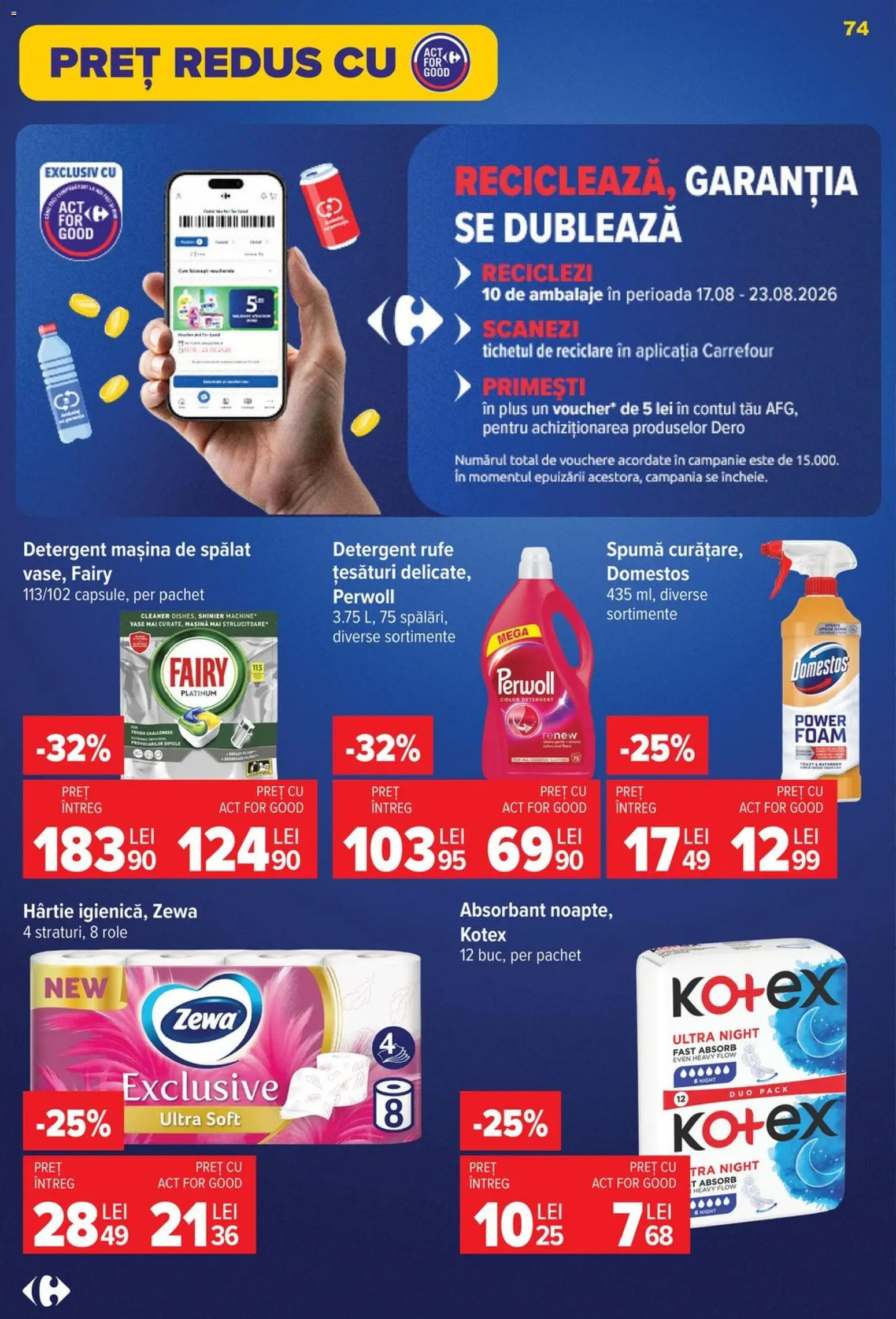 Noul catalog Carrefour – valabil de la 05.08.2026 | Pagină: 74