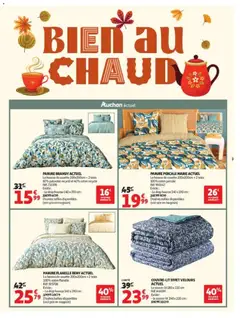 Auchan - Prévisualisation de Auchan Automne, Halloween hypers valide à partir de 20/10/2026 | Page: 3 | Produits: Coton, Housse de couette, Brandy, Drap housse