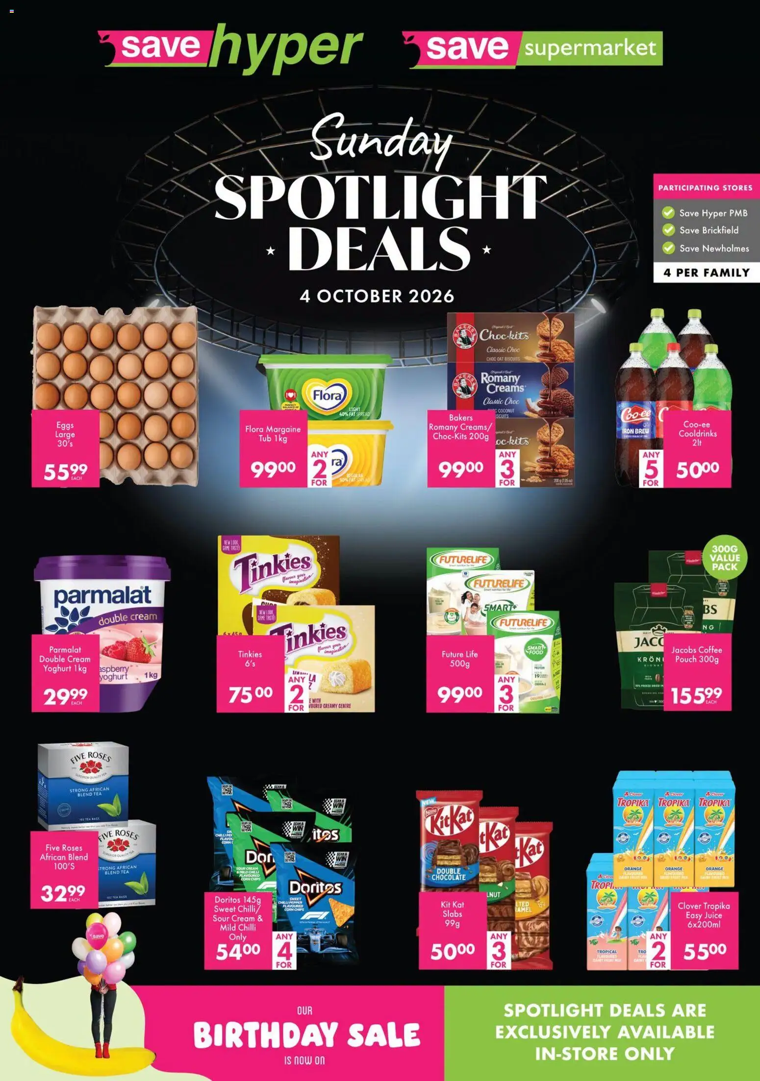 New Save catalogue – valid from 04/10/2026 | Page: 1 | Products: Spread, Light, Tea, Cream