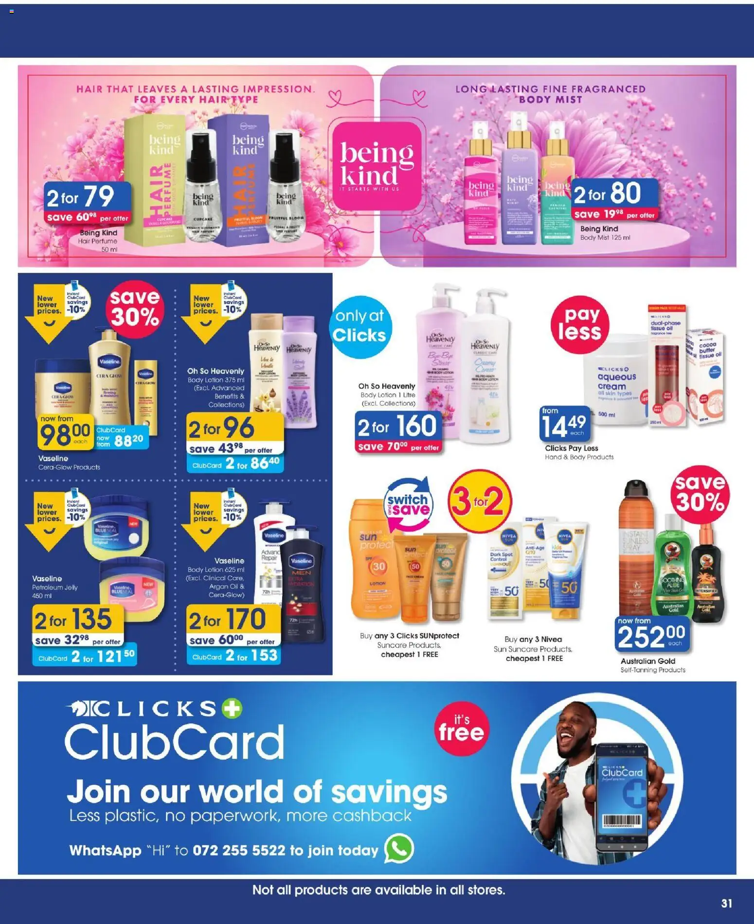 New Clicks catalogue – valid from 25/08/2026 | Page: 31