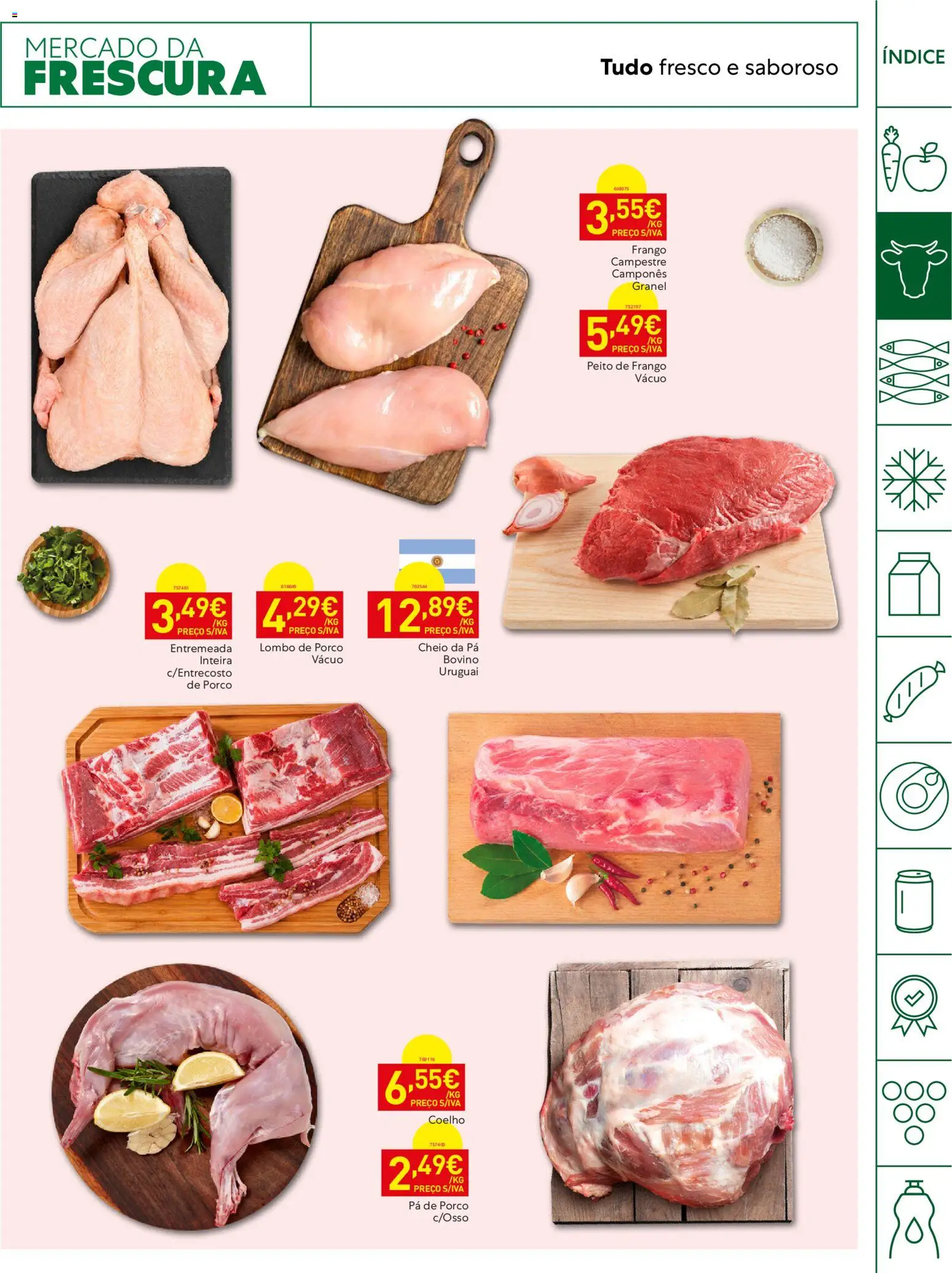 Recheio Horeca │ válido de 15/09/2026 | Página: 5 | Produtos: Peito de frango, Frango, Pá de porco, Entremeada