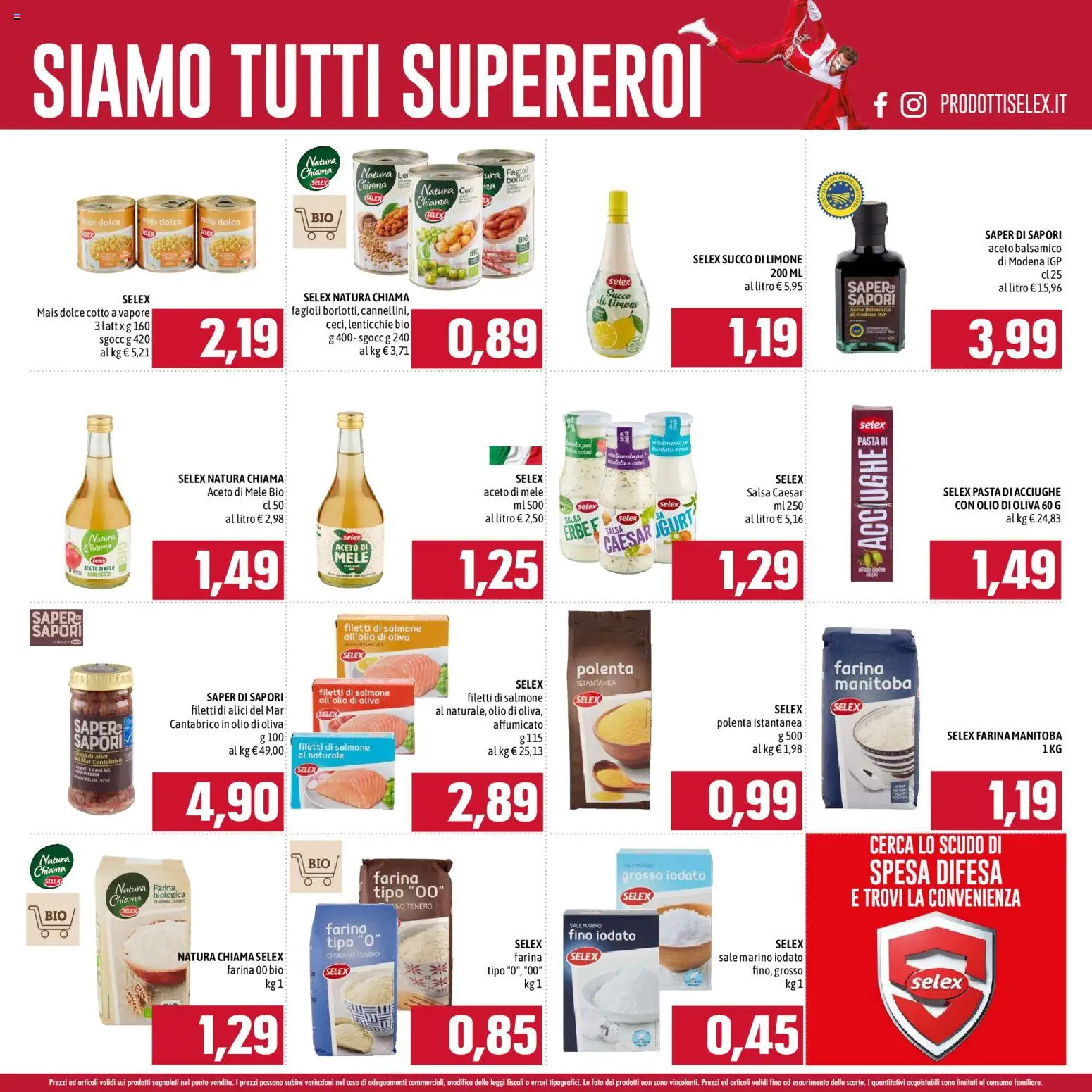 Volantino Emisfero del 01.02.2026 | Pagina: 7 | Prodotti: Succo, Salmone, Fagioli, Olio di Oliva