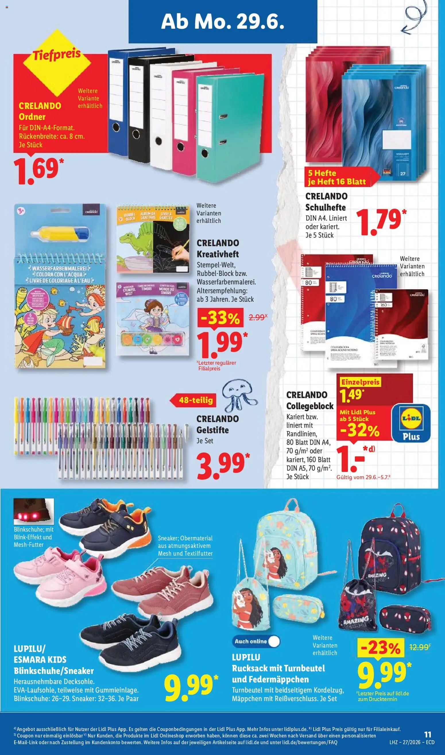 Lidl Prospekt | 29.06.2026 | Wie erhält man einen begrenzten Rabatt? | Deutschland