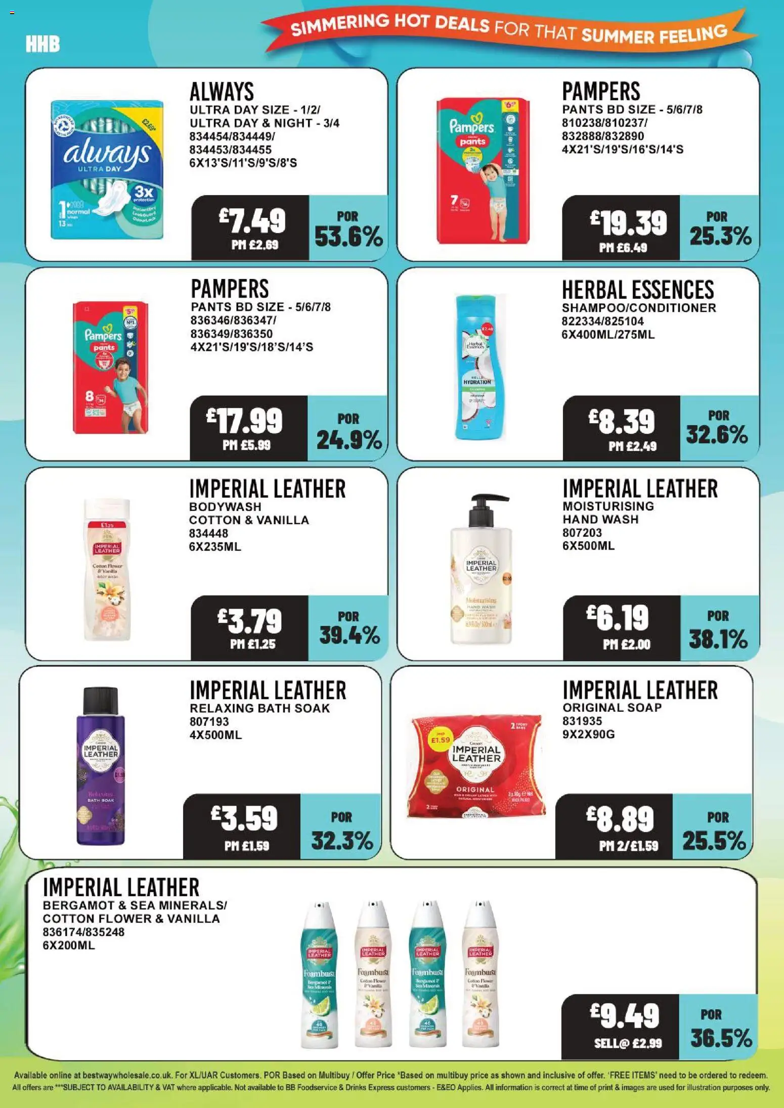 {H1} | Page: 20 | Products: Shower, Shower gel, Washing powder, Oil