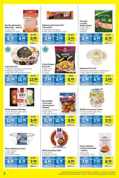 Pogląd oferty "Makro gazetka - Kupujesz więcej płacisz mniej" - ważna od 14.04.2026 | Strona: 2 | Produkty: Kabanosy, Ryba po grecku, Szynka gotowana, Frytki