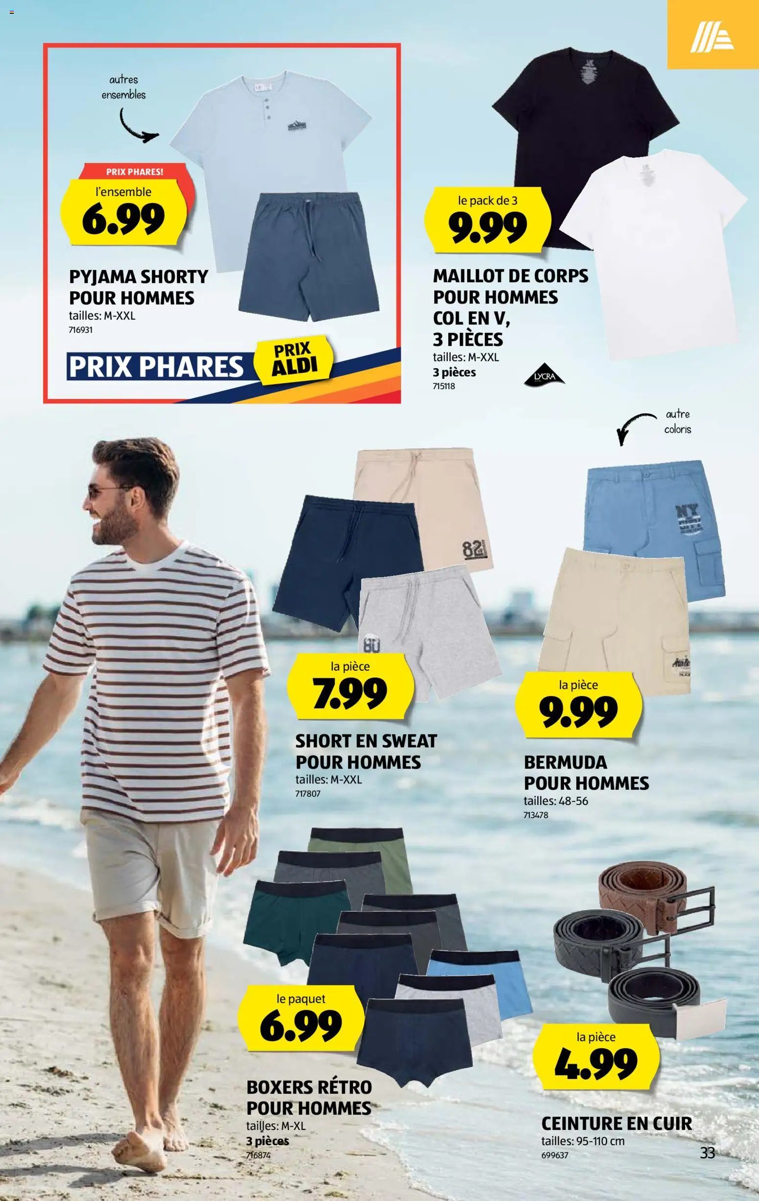 Aldi aktionen FR – gültig ab 11.06.2026 | Seite: 37 | Produkte: Pyjama, Bermuda