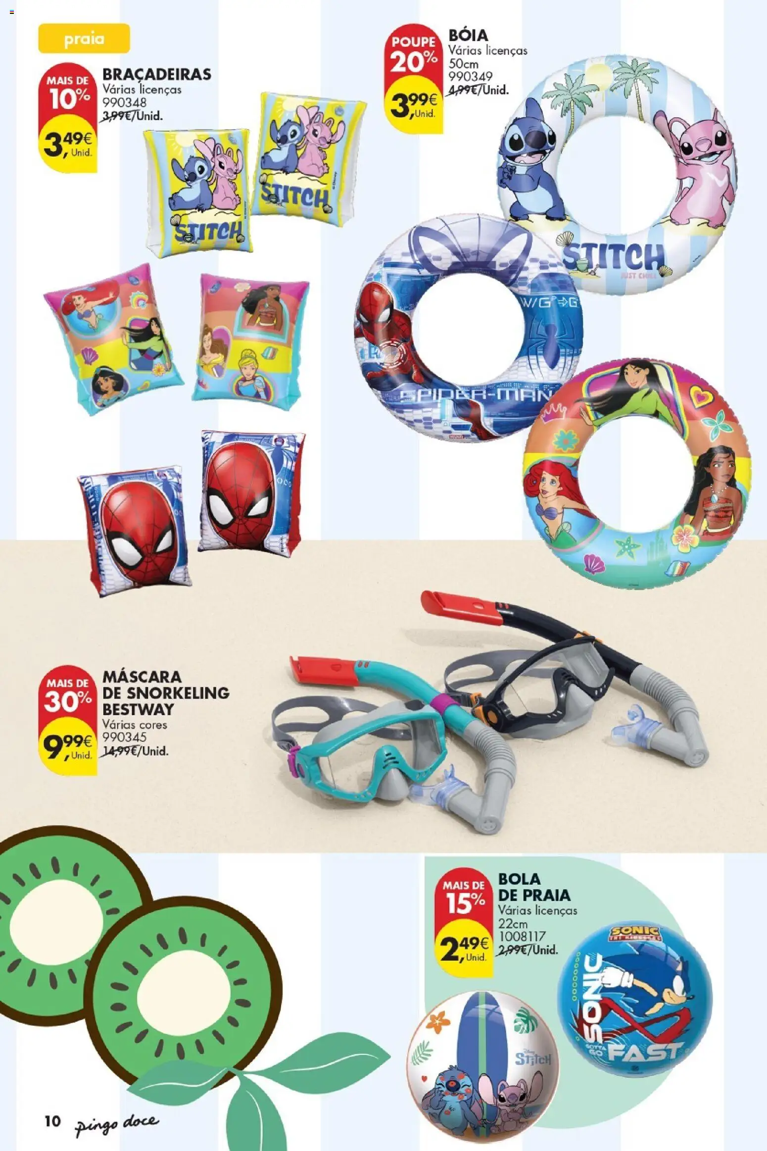 Pingo Doce Bazar Verão 2 │ válido de 30/06/2026 | Página: 10 | Produtos: Braçadeiras