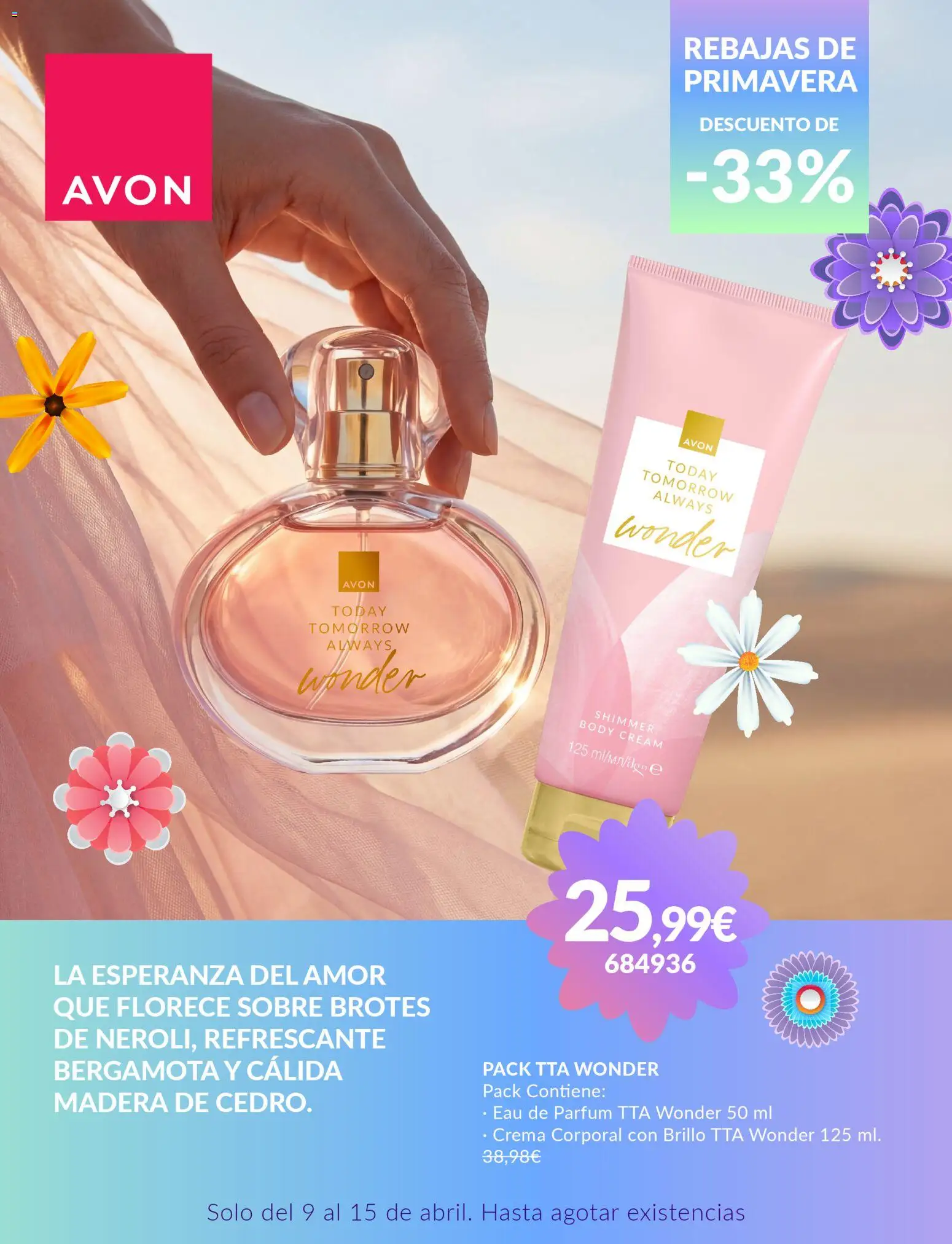 Avon Primavera │ válido desde el 09.04.2026 | Página: 6 | Productos: Perfume, Crema, Body, Eau de parfum