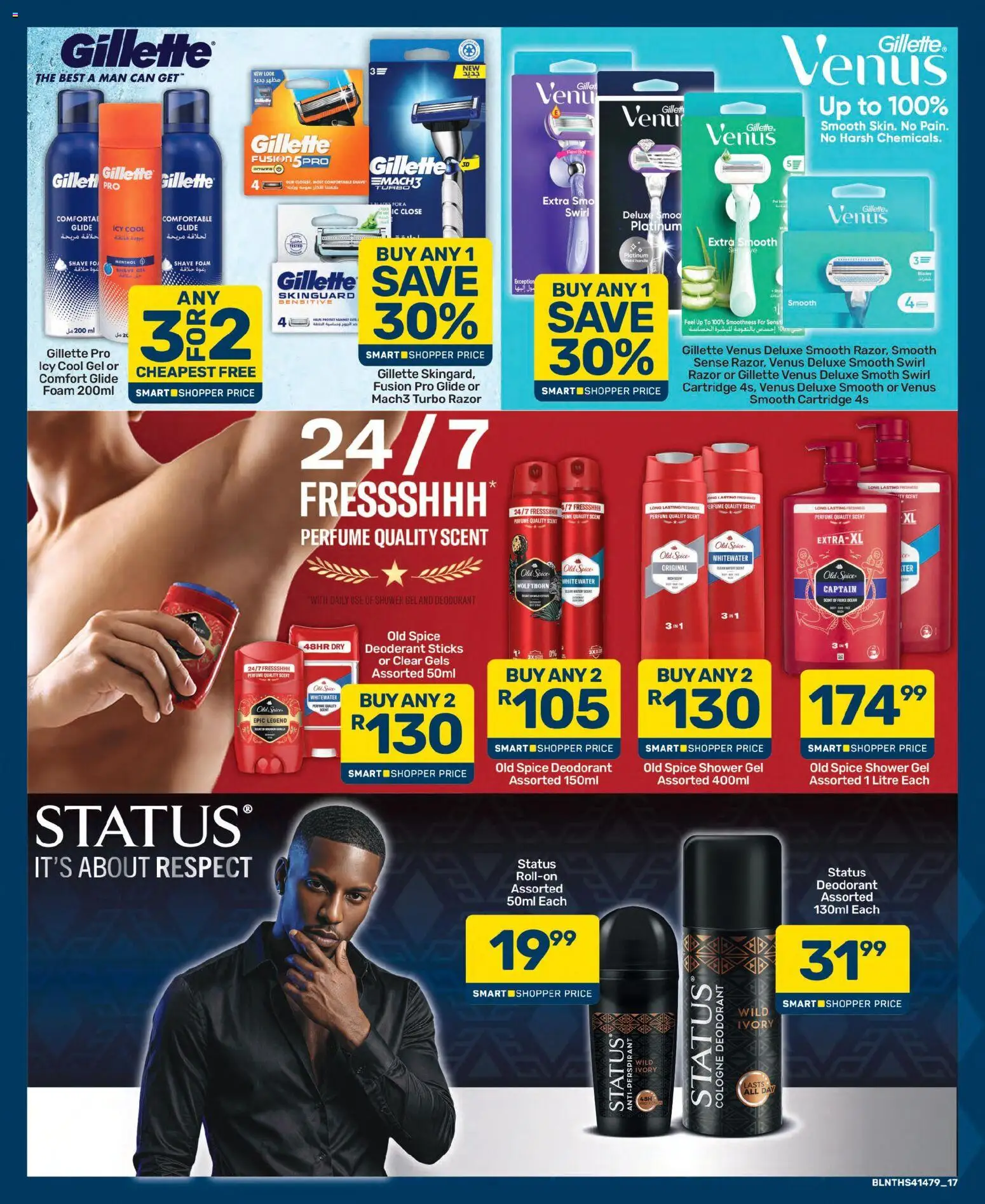 New Pick n Pay catalogue – valid from 25/09/2026 | Page: 17 | Products: Perfume, Shower gel, Antiperspirant, Foam