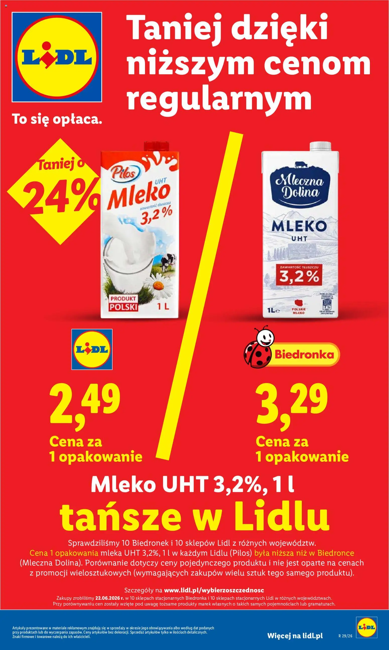 Lidl Polsko leták od 16.07.2026 | Strana: 27 | Produkty: Mléko