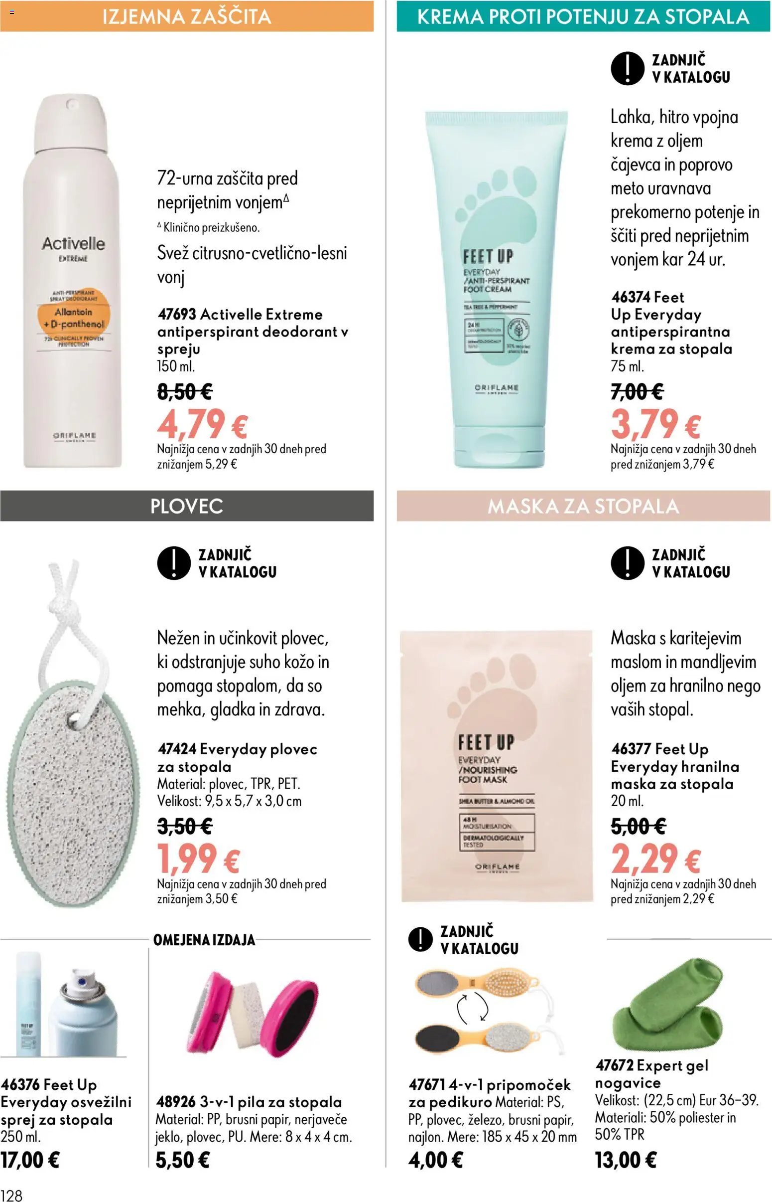 Novi Oriflame katalog ponudbe – veljaven od 26.08.2026 | Stran: 128 | Izdelki: Krema, Maska, Deodorant, Antiperspirant