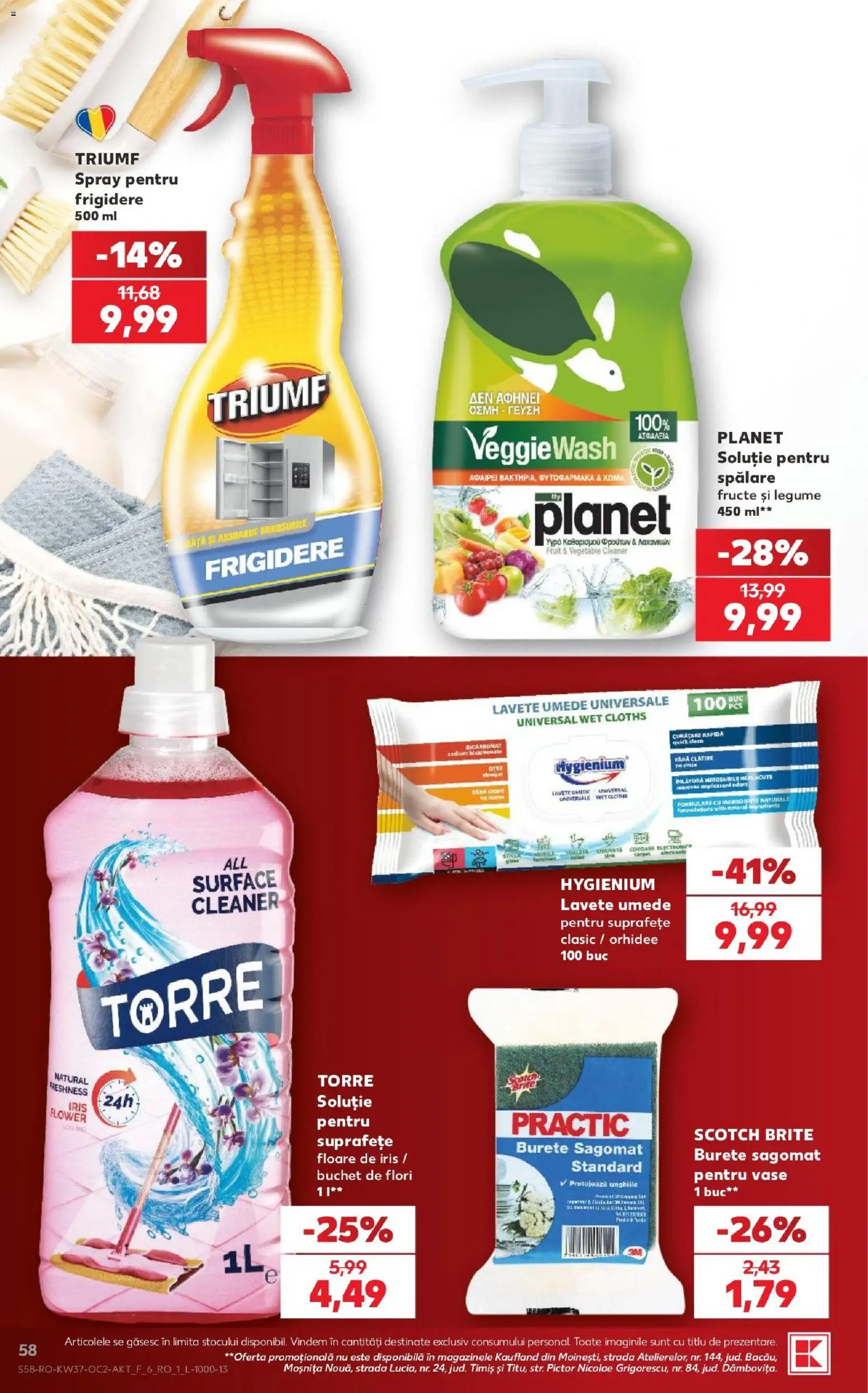 Kaufland RO akciós ujság - amely érvényes a következő dátumtól: 2026.09.09. | Oldal: 58