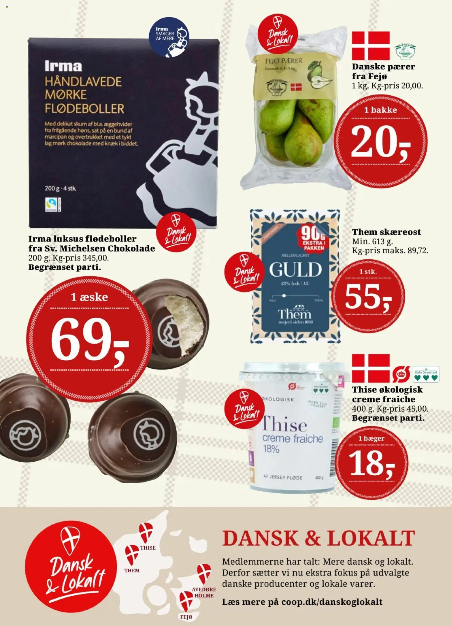 Dagli'Brugsen tilbudsavis – gyldig fra 09/10/2026 | Side: 6 | Produkter: Chokolade, Flødeboller, Marcipan, Pærer