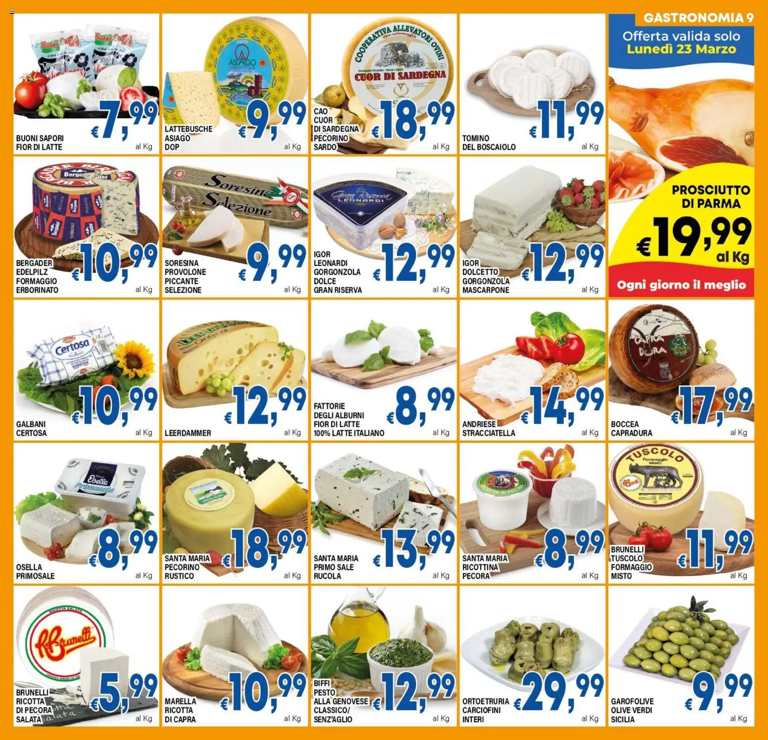 Volantino DEM del 17.03.2026 | Pagina: 9 | Prodotti: Sale, Pesto, Mascarpone, Tomino