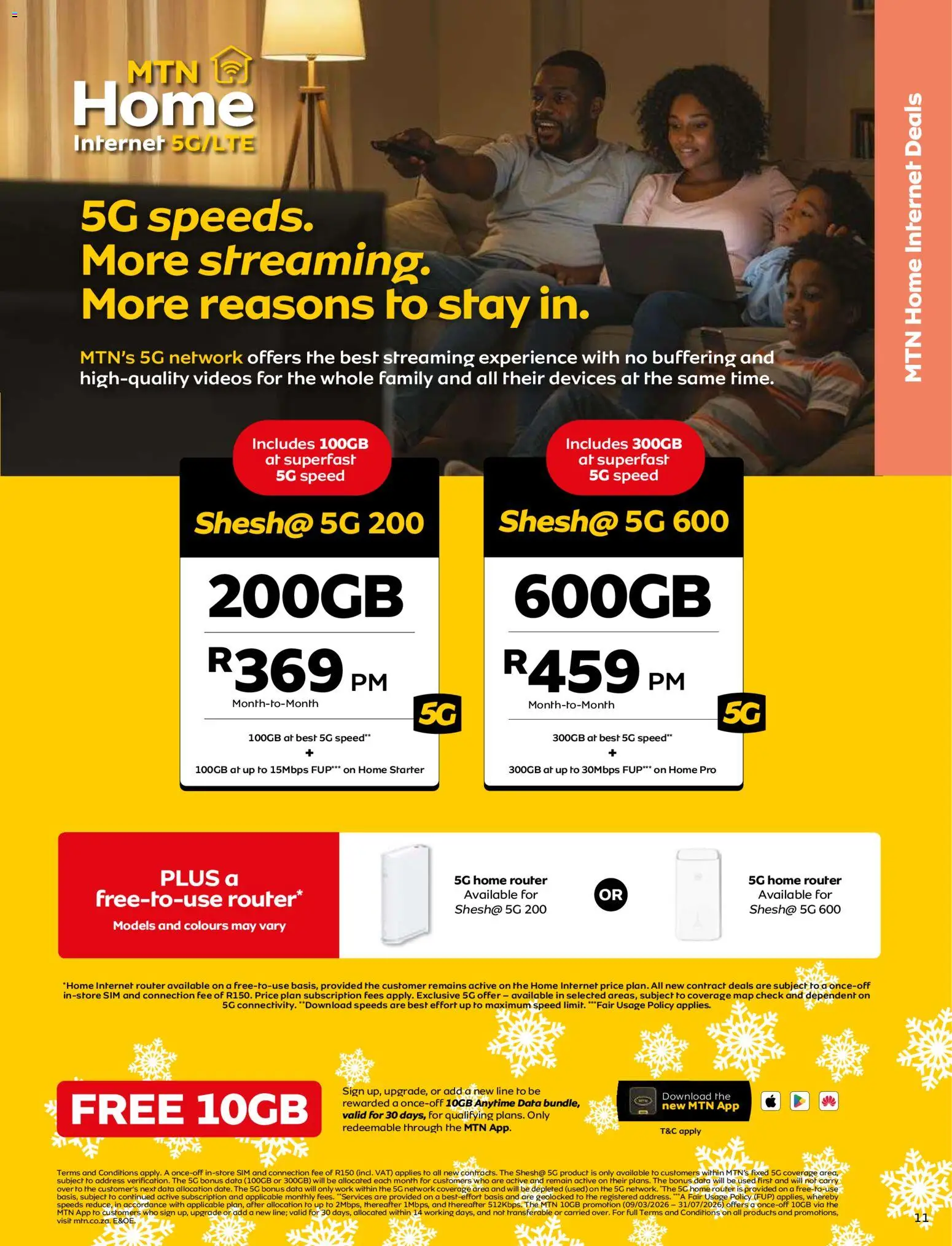 New MTN catalogue – valid from 08.06.2026 | Page: 11 | Products: Data, Sim, Router