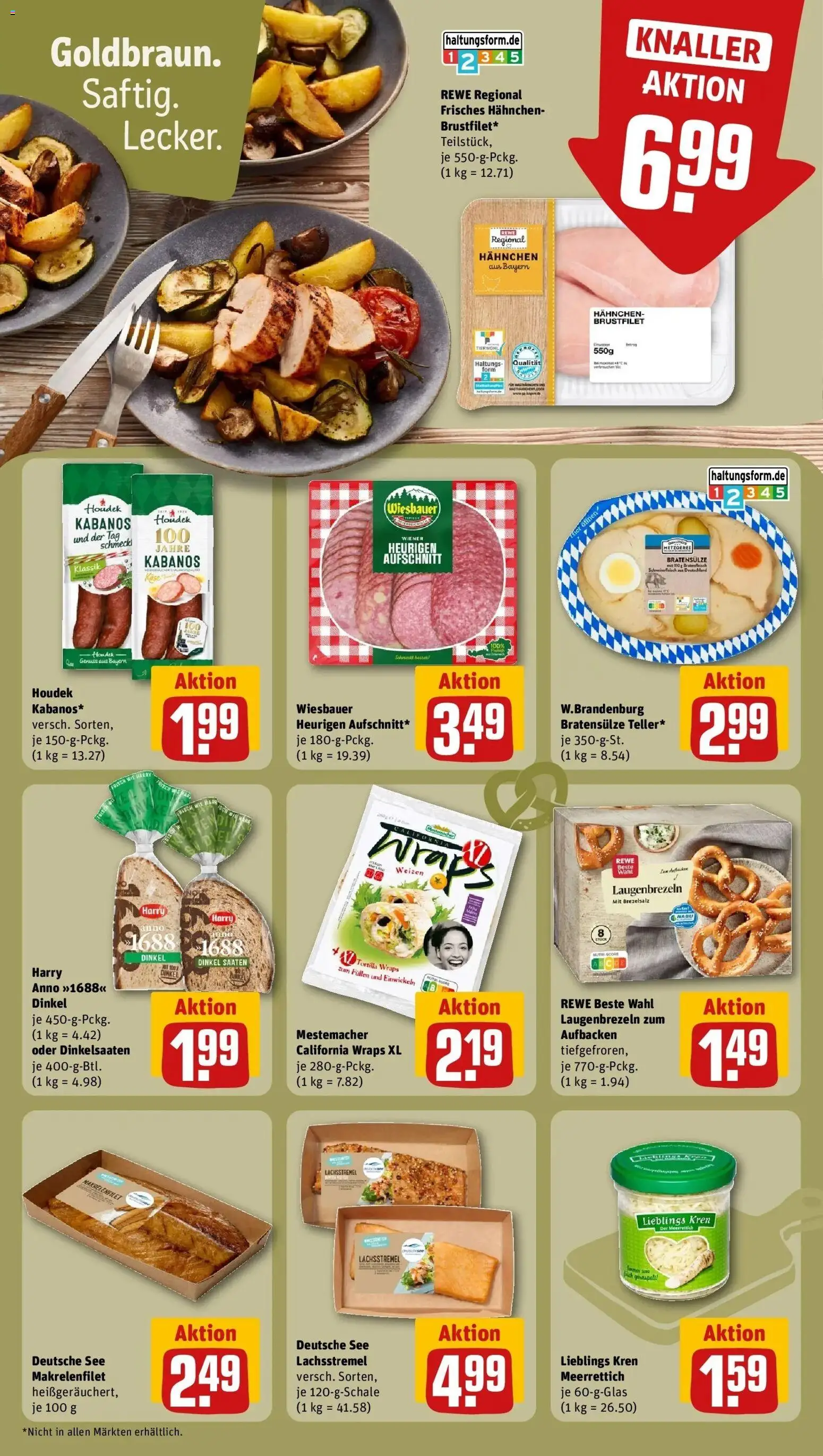 REWE Prospekt ab 28.09.2026 zum Blättern » Angebote | Seite: 22 | Produkte: Hahnchen
