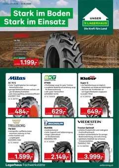 Lagerhaus Landwirtschaftsreifen ab 01.10.2026 gültig