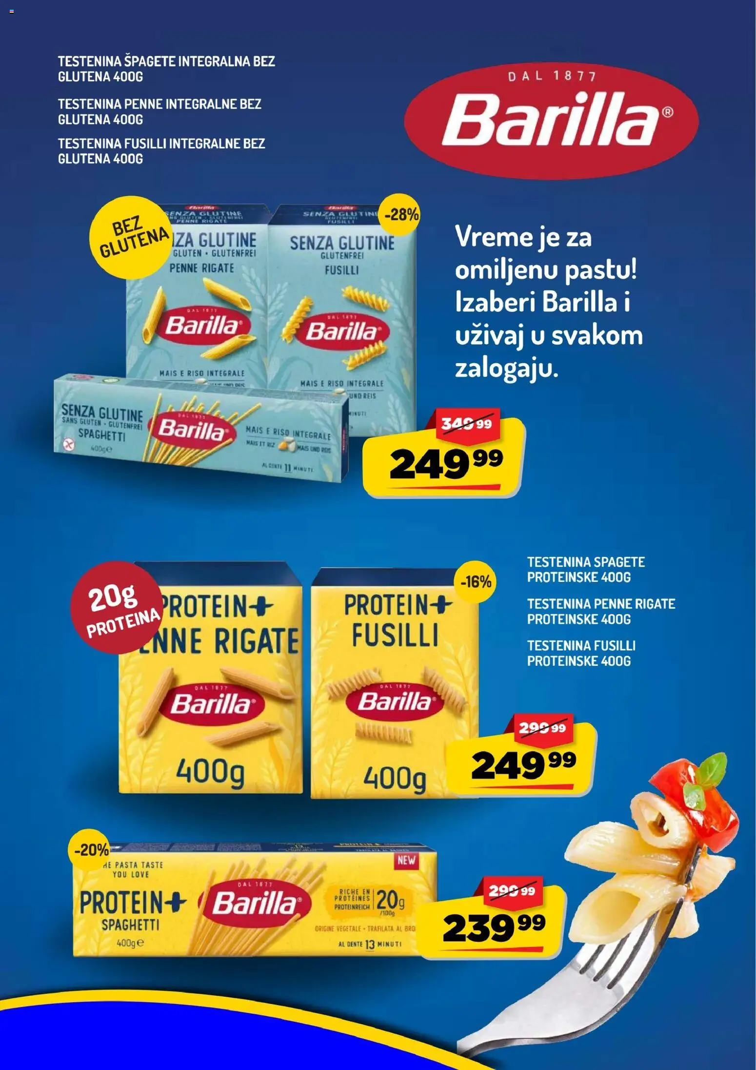 Aman katalog - važi od 21.10.2026 | Strana: 2 | Proizvode: Testenina, Protein, Pasta, Barilla