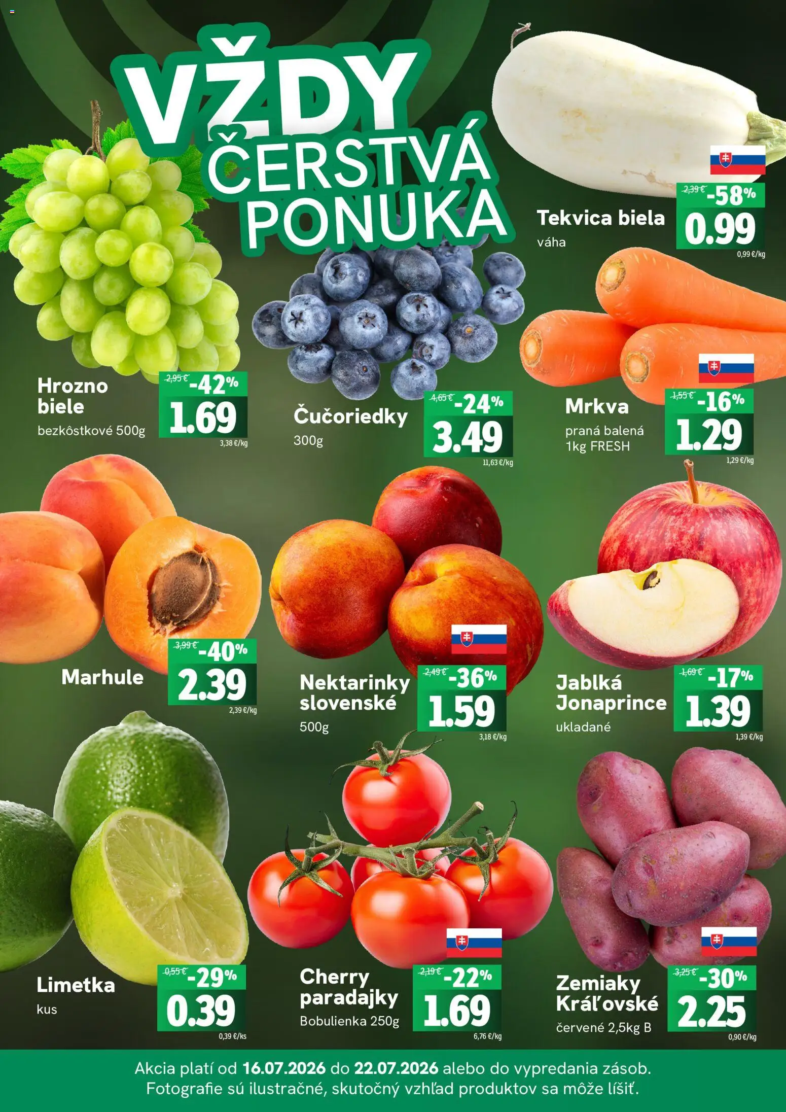 Nové Fresh akcie – leták je platný od 16.07.2026 | Strana: 3