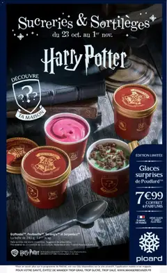 Picard - Prévisualisation de Picard catalogue Harry Potter valide à partir de 23/10/2026