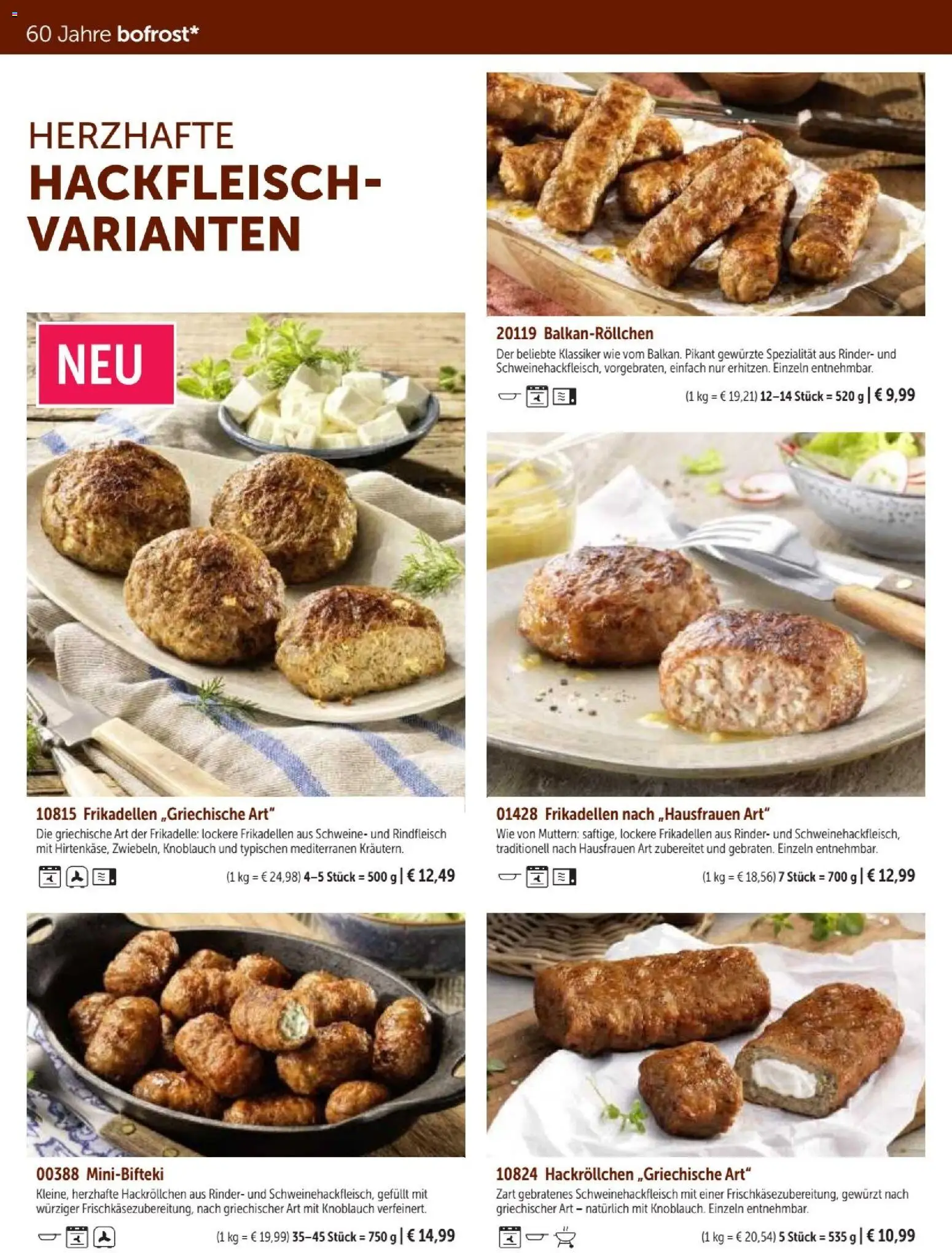 Bofrost Katalog – gültig ab 07.09.2026 | Seite: 80 | Produkte: Knoblauch, Rindfleisch, Hackfleisch