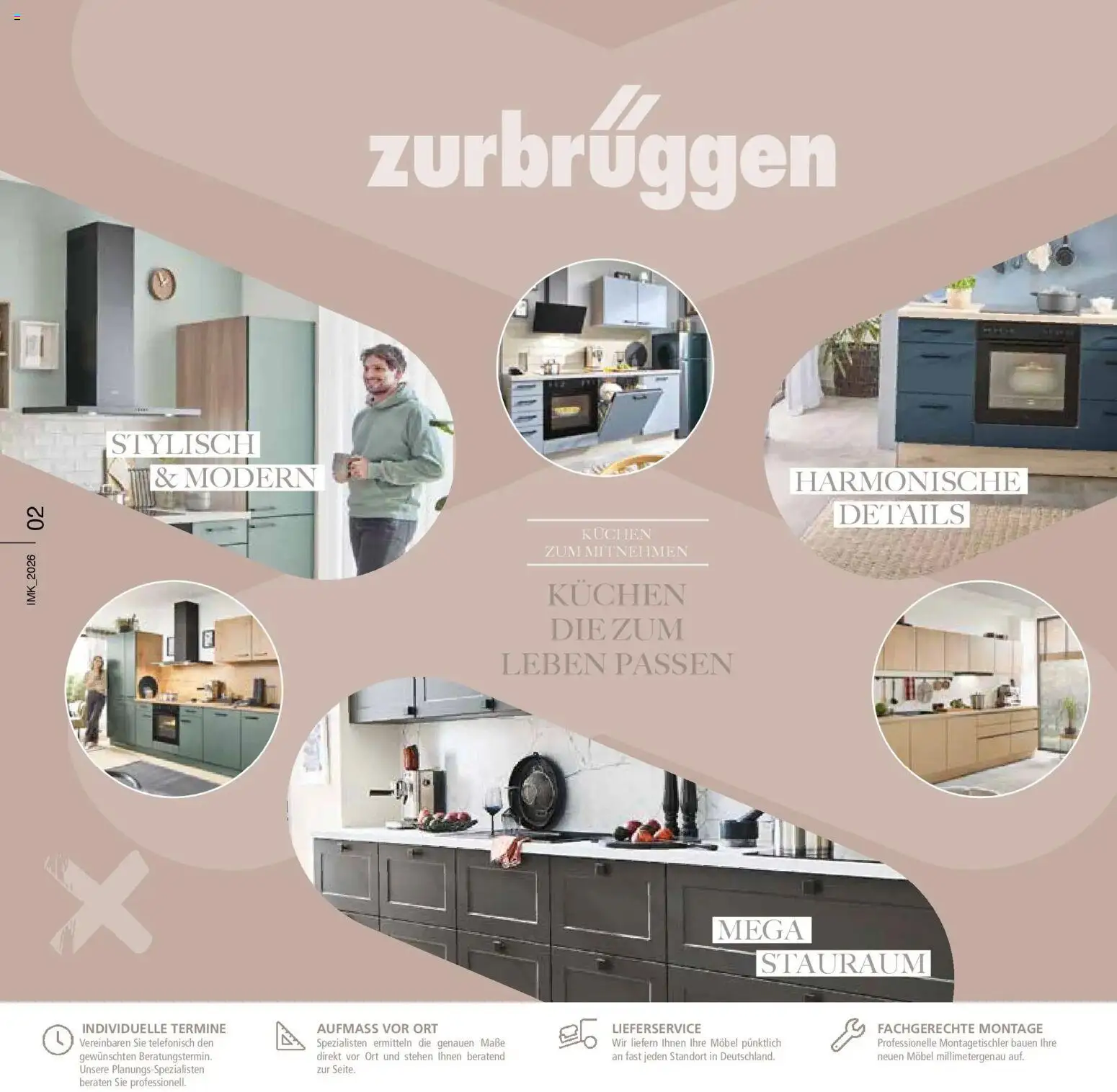 Zurbrüggen Küchen Prospekt 2026 – gültig ab 24.07.2026 | Seite: 2 | Produkte: Kuchen