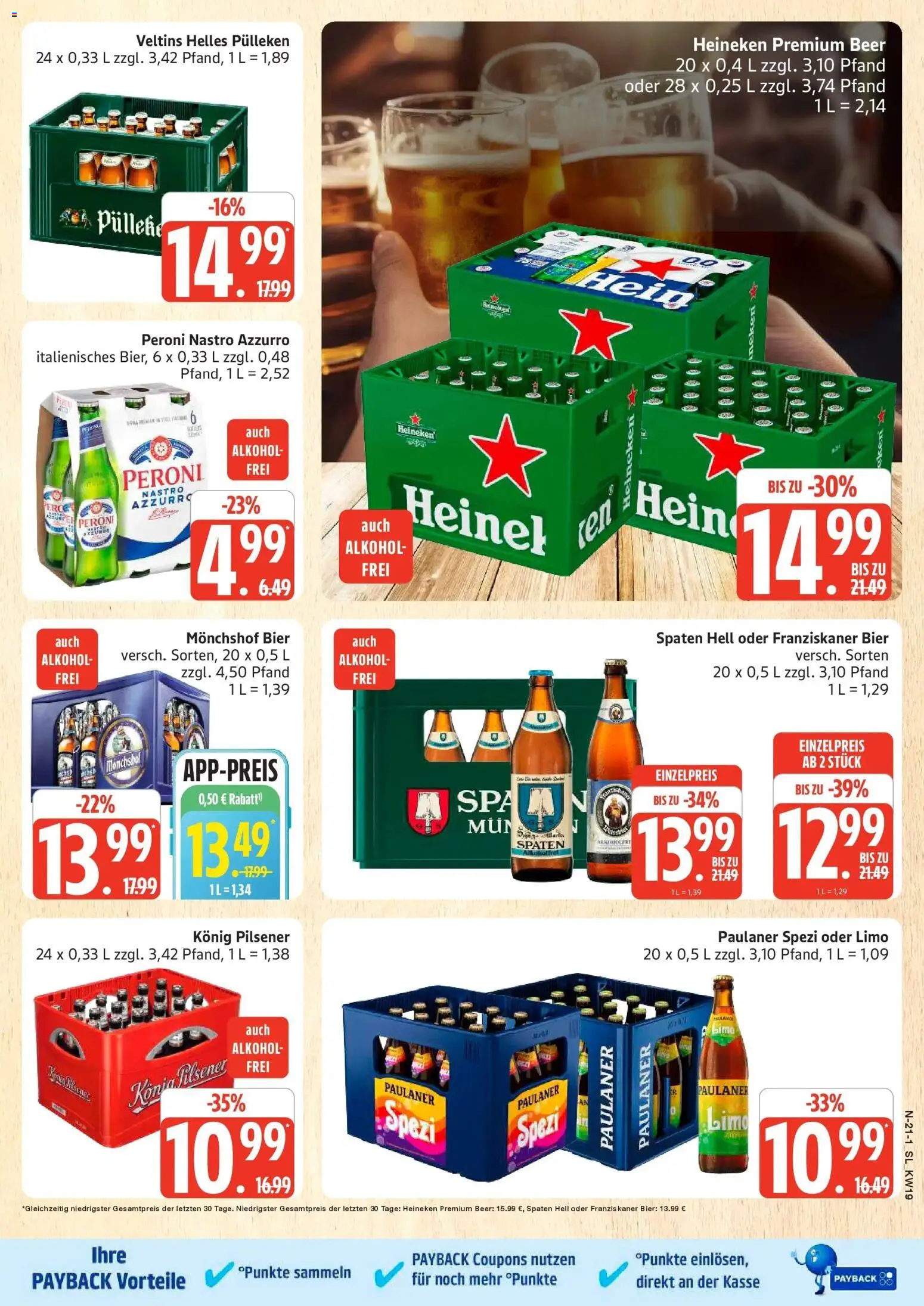Marktkauf Prospekt Schleswig	 – gültig ab 04.05.2026 | Seite: 24 | Produkte: Helles pulleken, Konig pilsener, Bier, Heineken