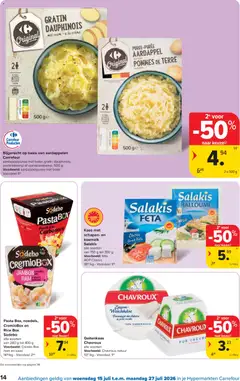 Carrefour folder week 29 - Voorbeeld van een folder van Carrefour, geldig van 15/07/2026 | Pagina: 14 | Producten: Feta, Box, Crème, Boter
