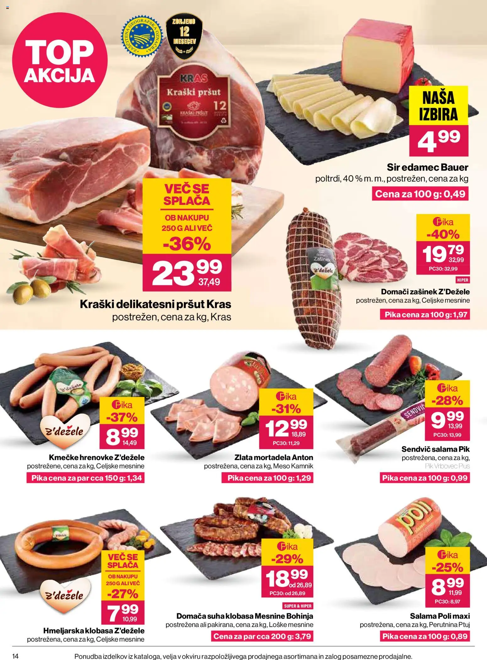 Novi Mercator katalog ponudbe – veljaven od 27.08.2026 | Stran: 14